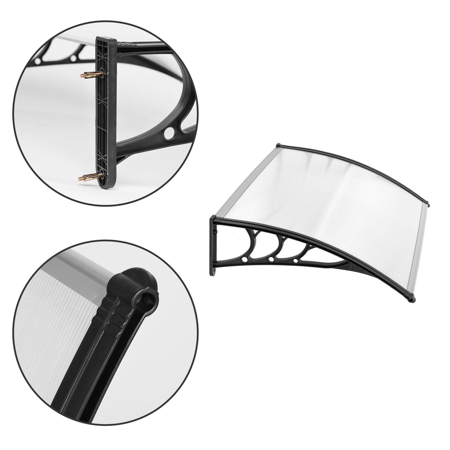 Canopy over the door, 150x80 cm, polycarbonate cover