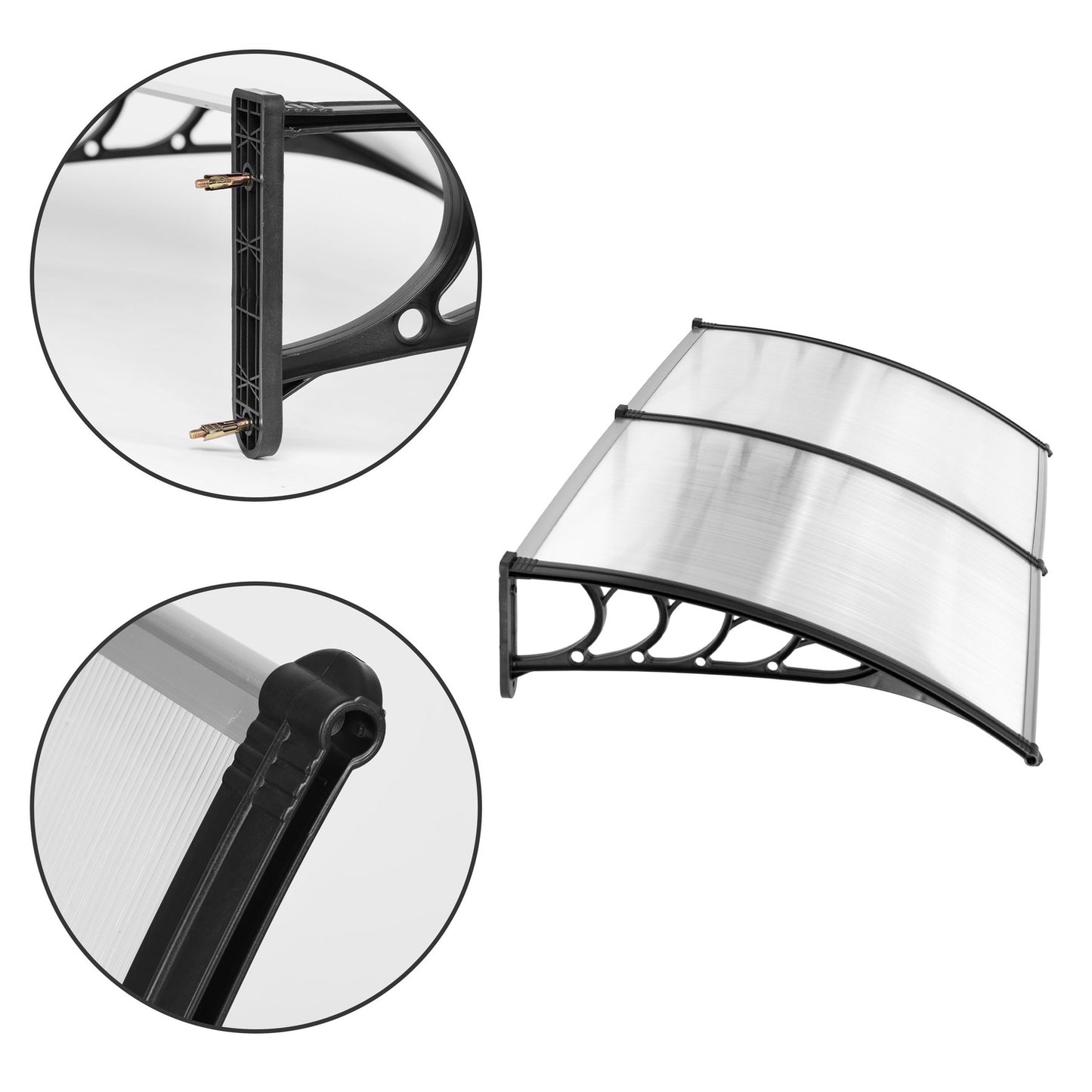 Canopy over the door, 200x100 cm, double polycarbonate cover