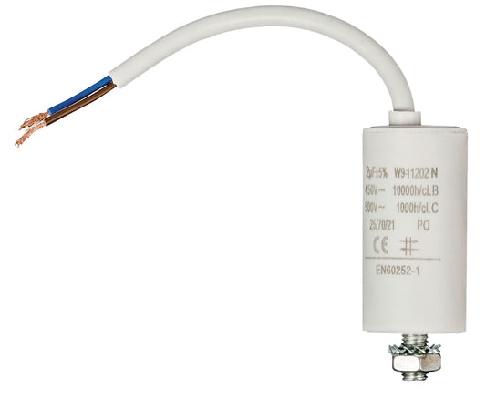 Capacitor 450V + Cable 2.0uf / 450 V + Cable