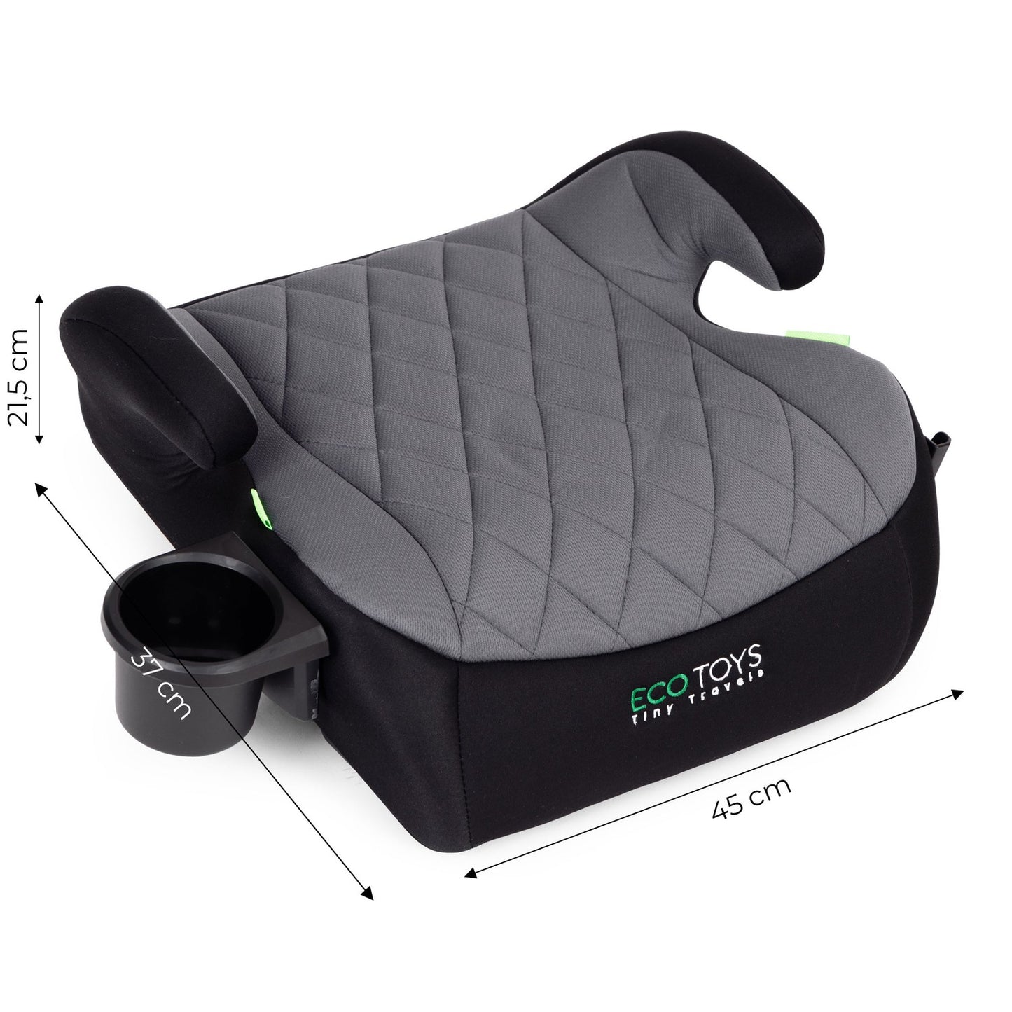 Car Booster Seat with Cup Holder, i-Size, 125-150 cm