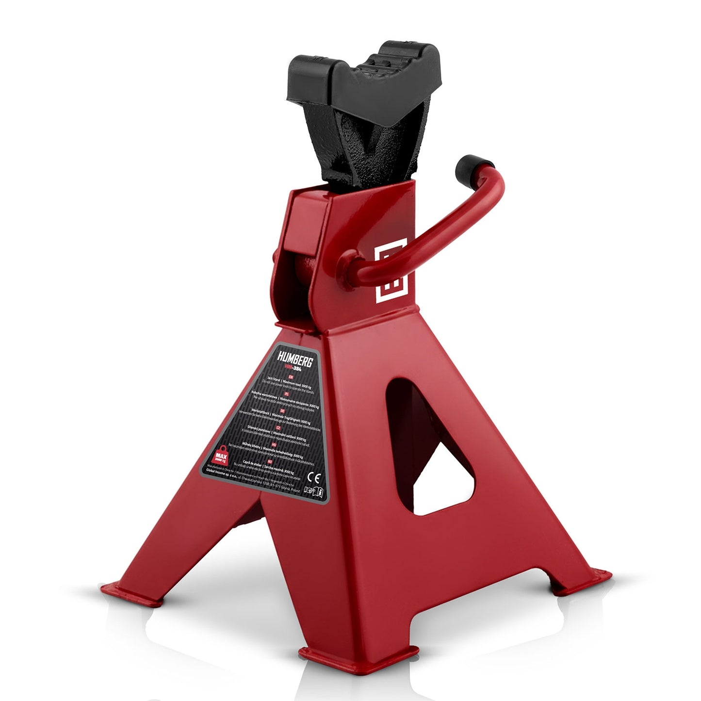Car Jack Stands, 3 Ton, Adjustable Height, Set of 2