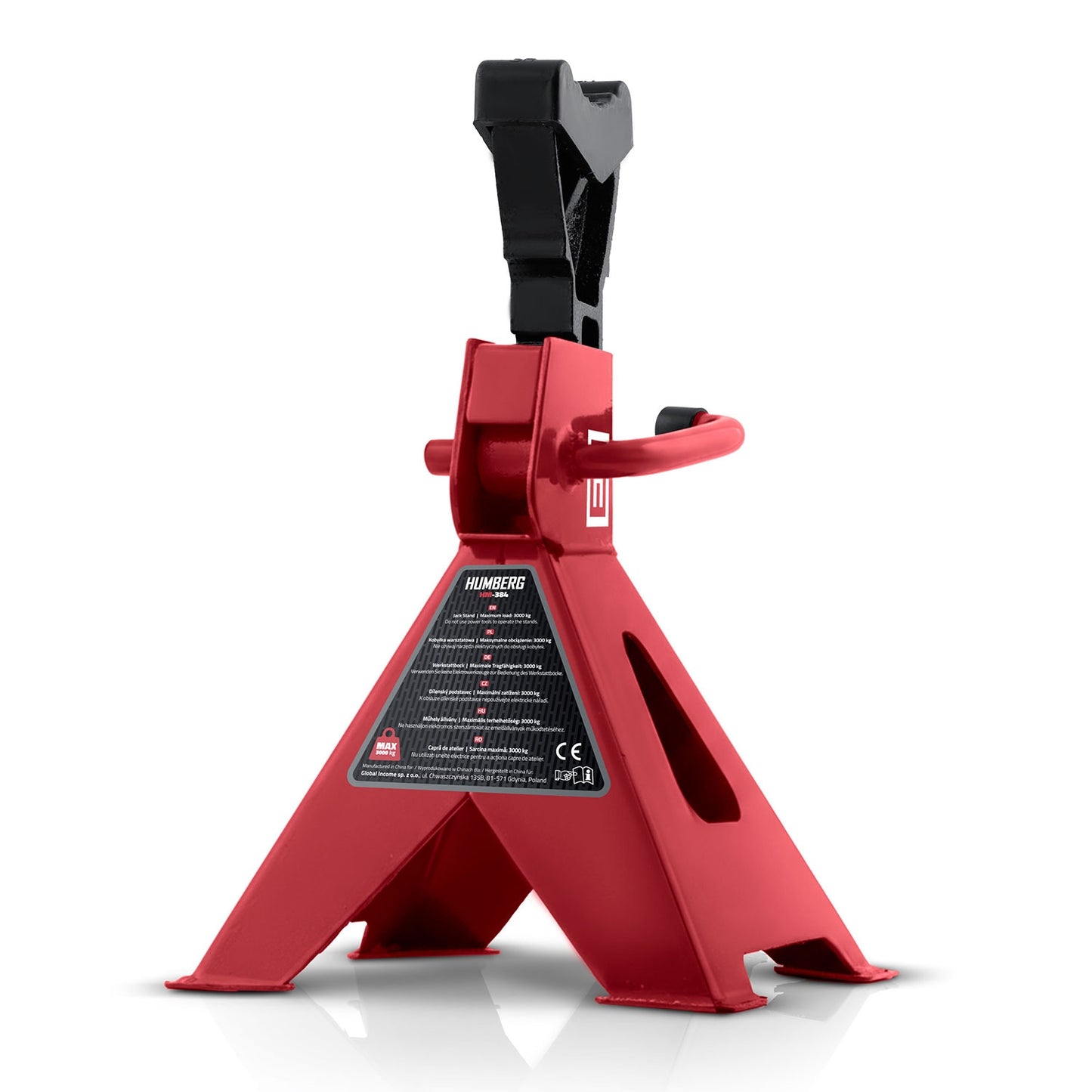Car Jack Stands, 3 Ton, Adjustable Height, Set of 2