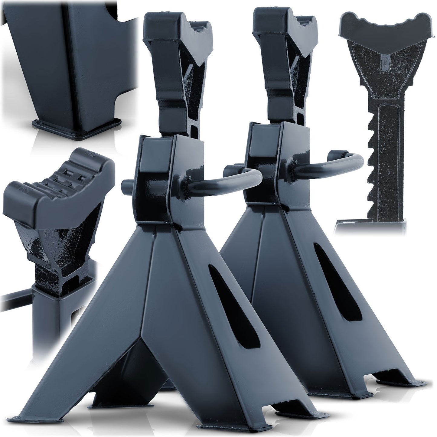 Car Jack Stands, Workshop, 2 Pieces