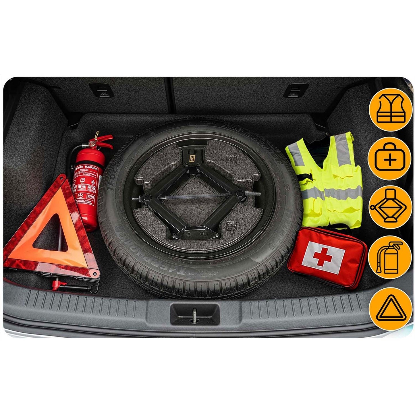 Car Scissor Jack, 2 Ton Capacity