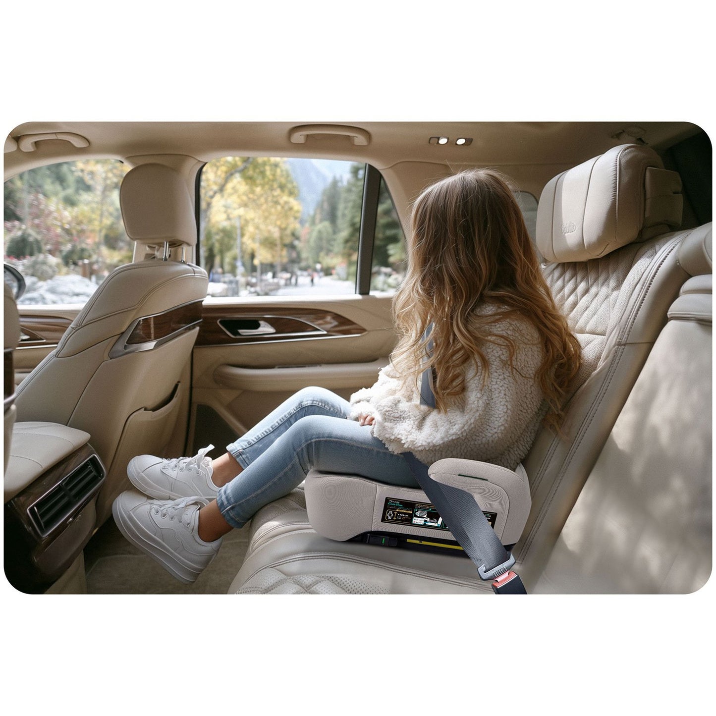 Car Seat Booster, Isofix, 22-36 kg, Adjustable