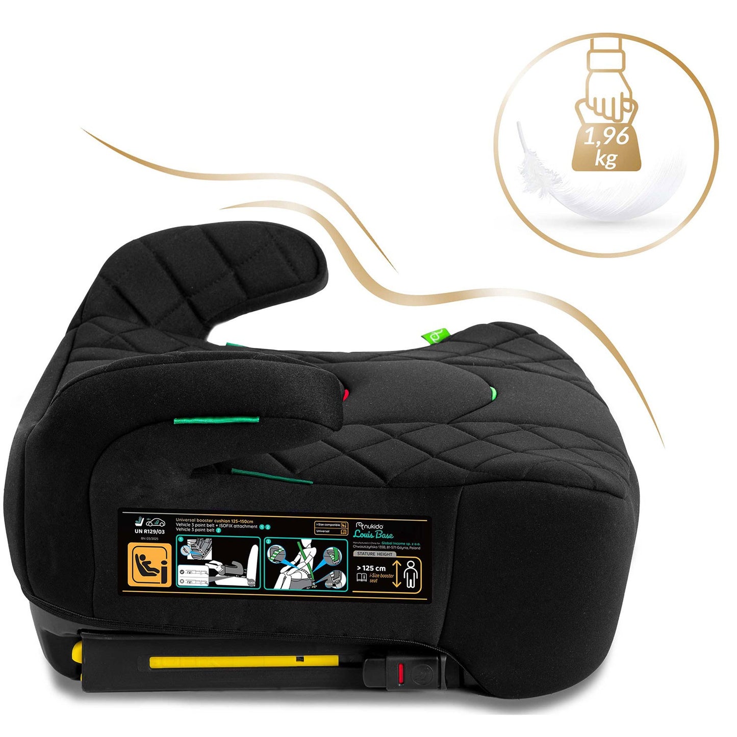 Car Seat Booster, Isofix 22-36 kg