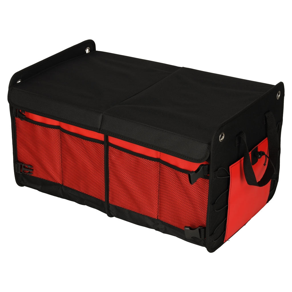 Car Trunk Organizer, Black/Red, 58x37x32 cm
