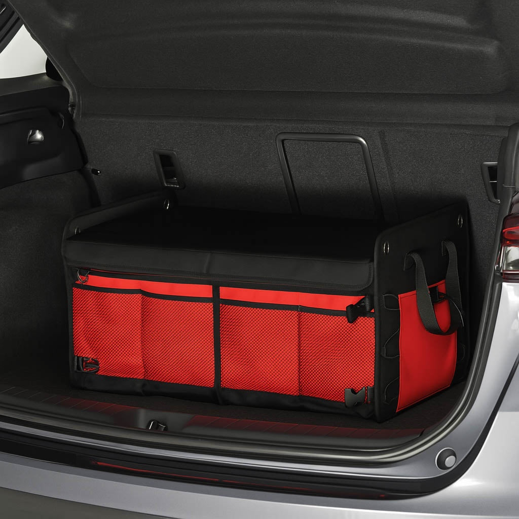 Car Trunk Organizer, Black/Red, 58x37x32 cm