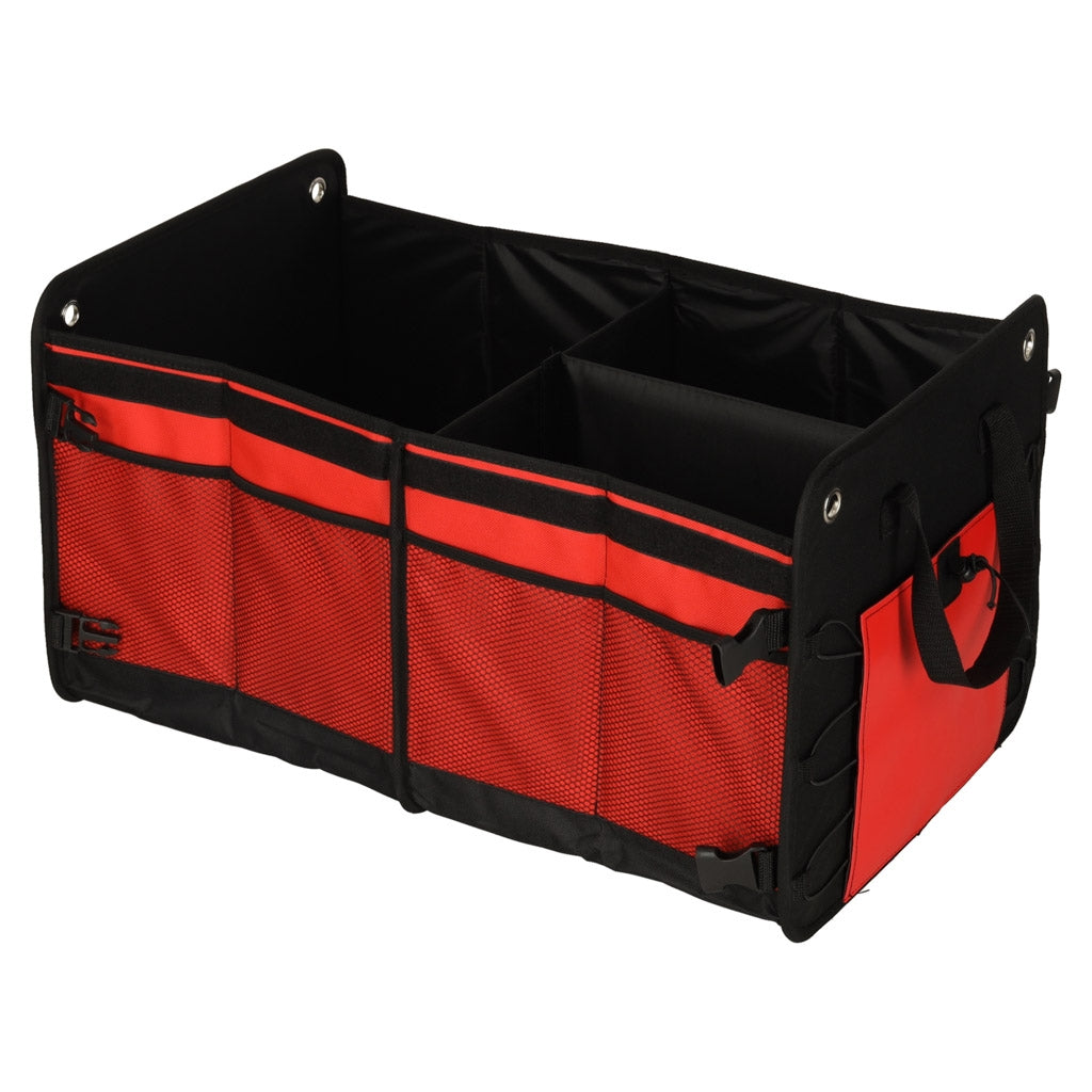 Car Trunk Organizer, Black/Red, 58x37x32 cm