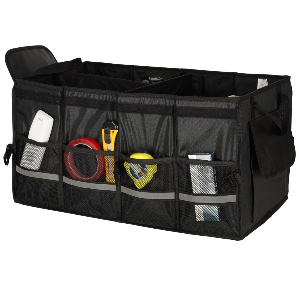 Car Trunk Organizer with Reflectors, 60x35x30 cm