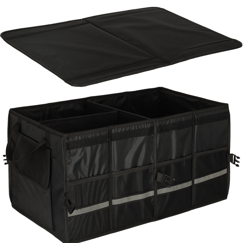 Car Trunk Organizer with Reflectors, 60x35x30 cm