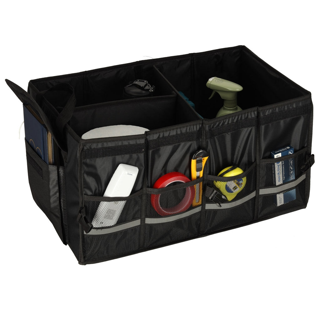 Car Trunk Organizer with Reflectors, 60x35x30 cm