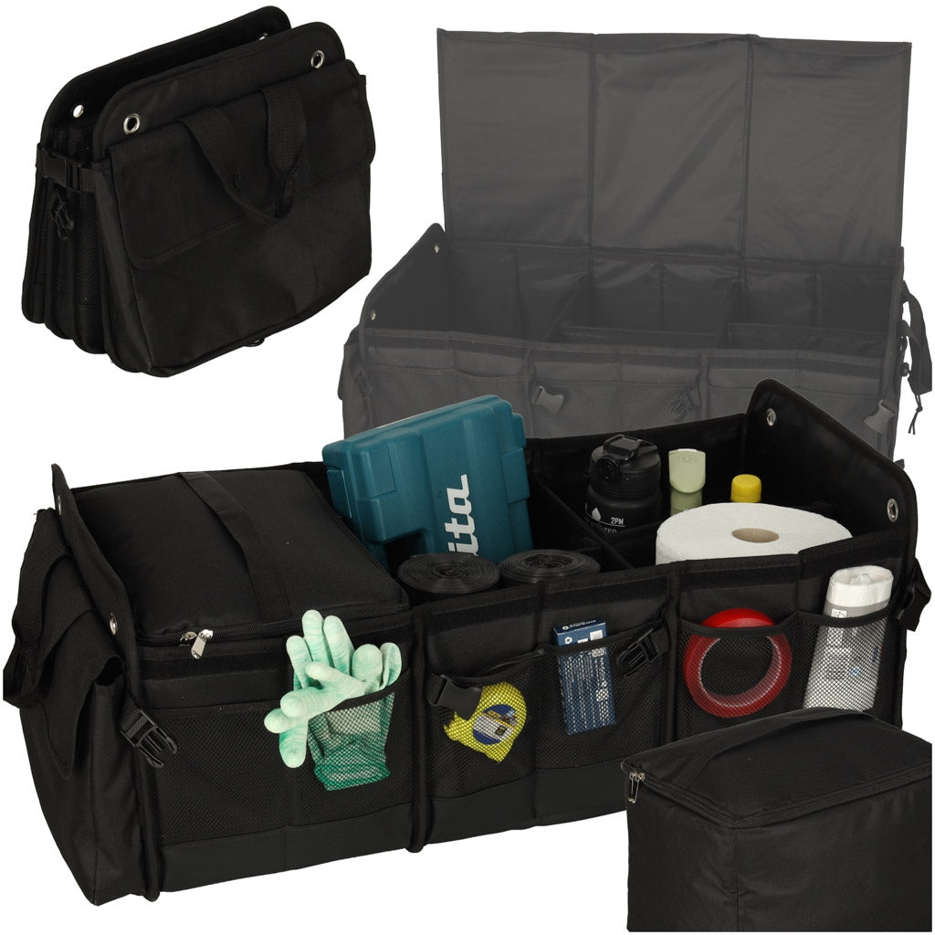 Car Trunk Organizer with Thermal Bag, 37x76x32cm