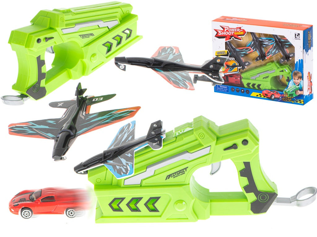 Car and aircraft launcher gun automatic