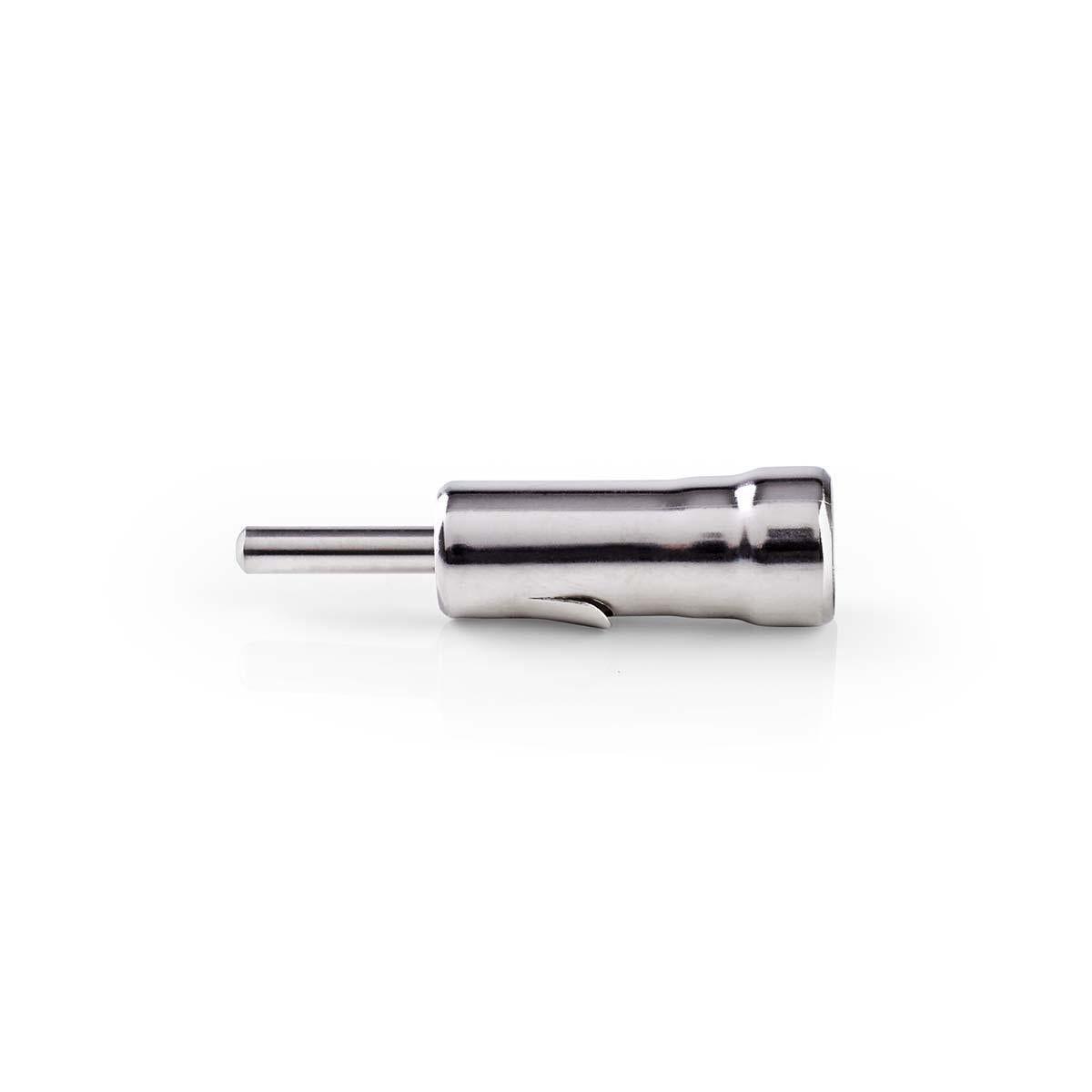 Car antenna | Straight | Male | Copper | 50 Ohm | Press | Metal | Silver | 10 pieces. | Envelope