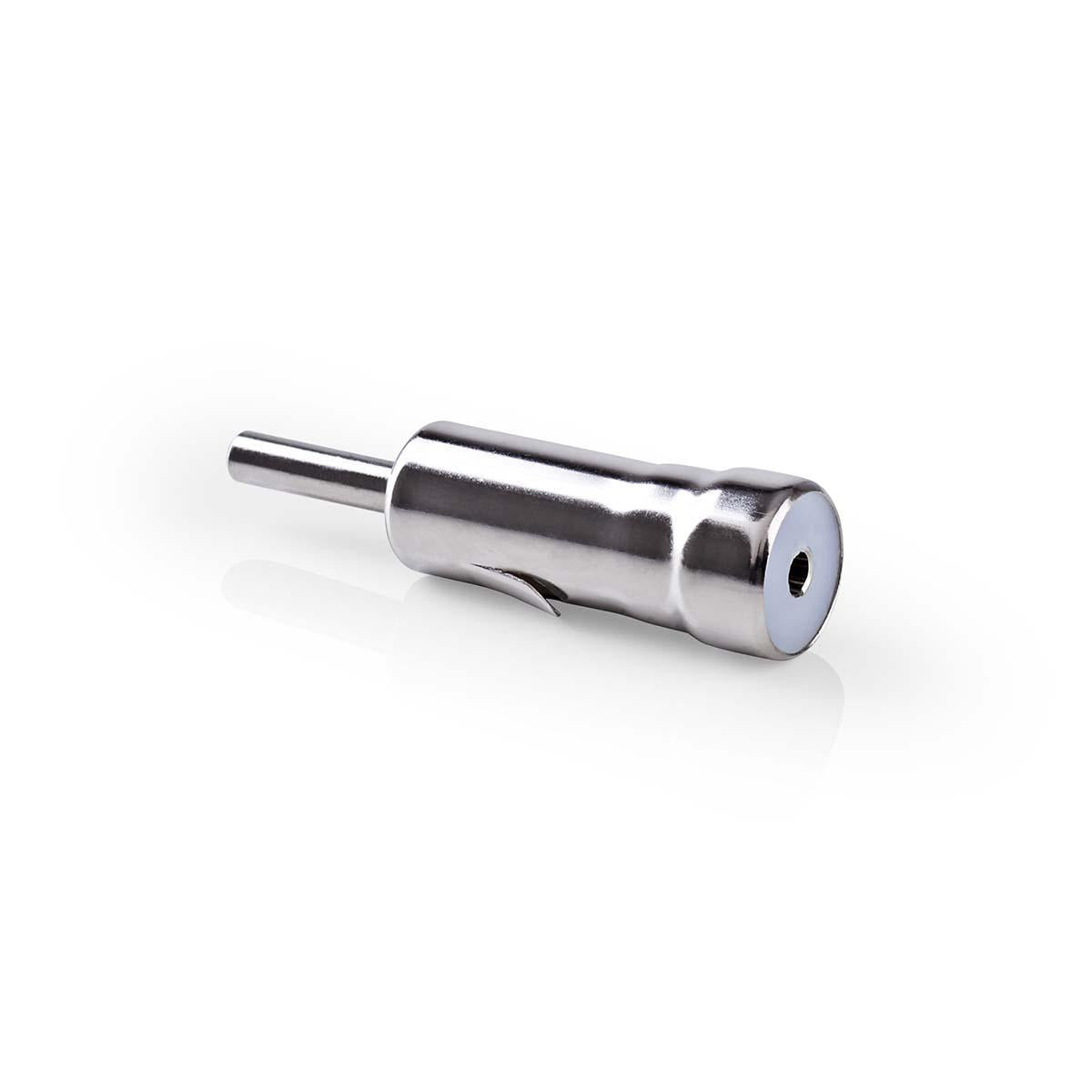 Car antenna | Straight | Male | Copper | 50 Ohm | Press | Metal | Silver | 10 pieces. | Envelope