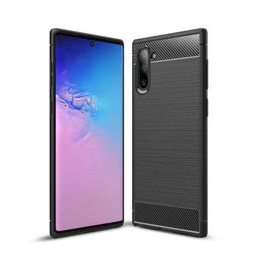 Carbon Fiber Cover for Samsung Galaxy Note 10 - Black