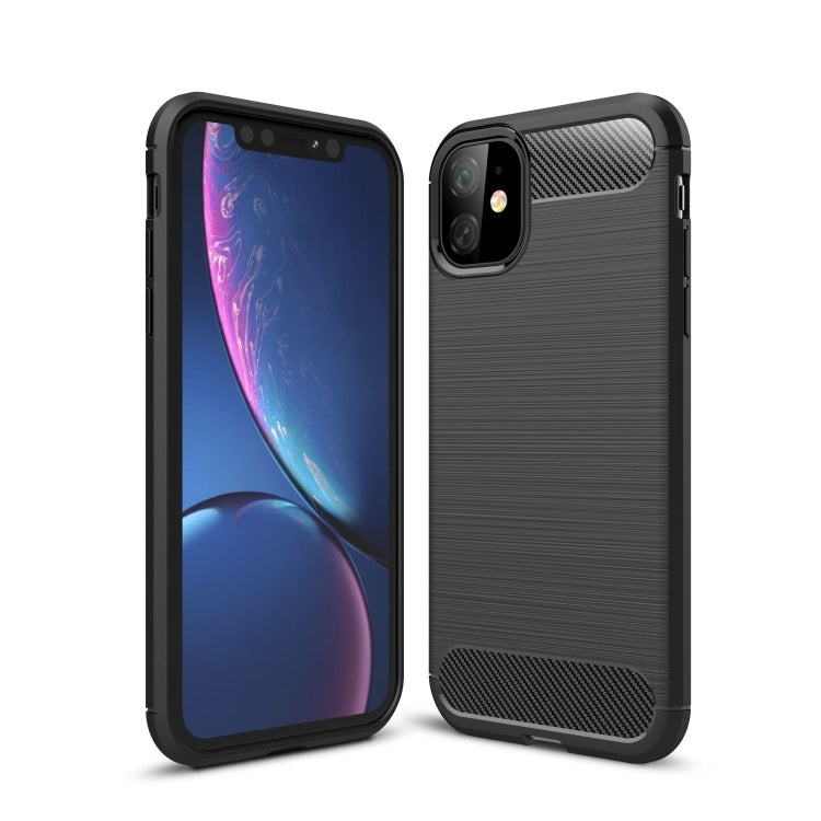 Carbon Fiber Cover for iPhone 11 - Black