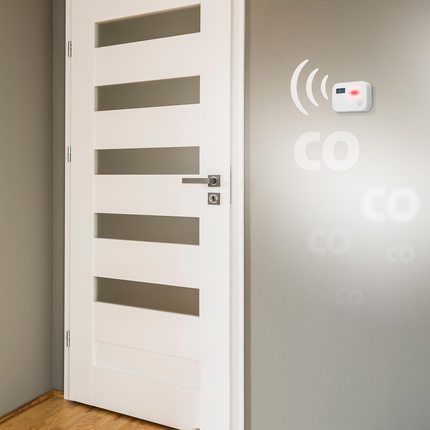 Carbon Monoxide Alarm, 10-Year Sensor, Display