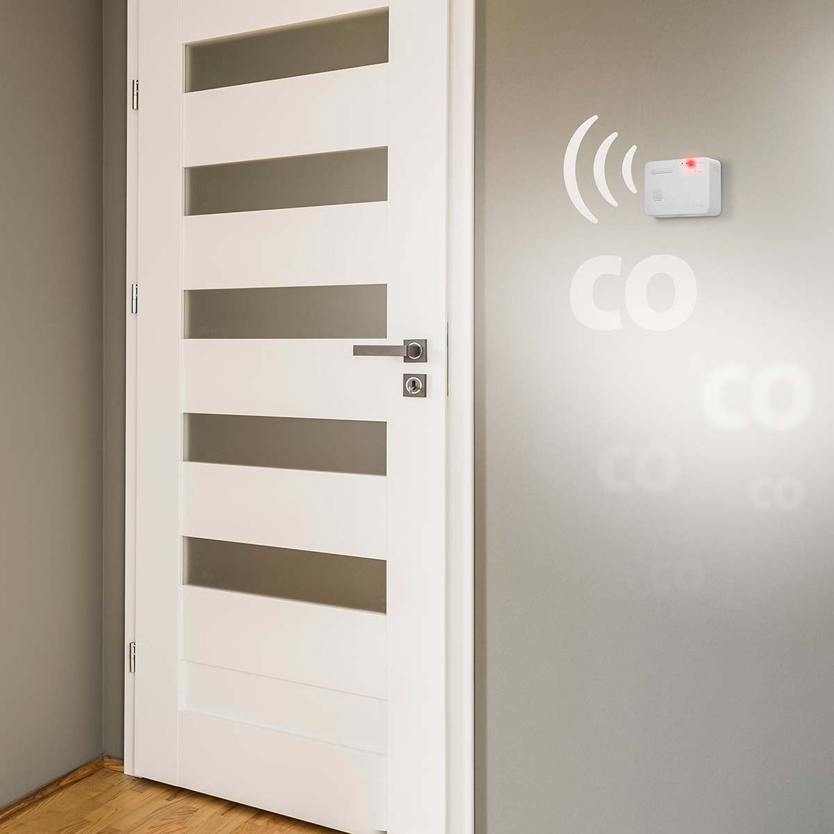 Carbon Monoxide Alarm, 10-Year Sensor, Wall-Mountable