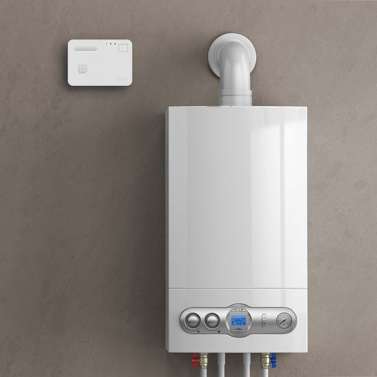 Carbon Monoxide Alarm, 10-Year Sensor, Wall-Mountable
