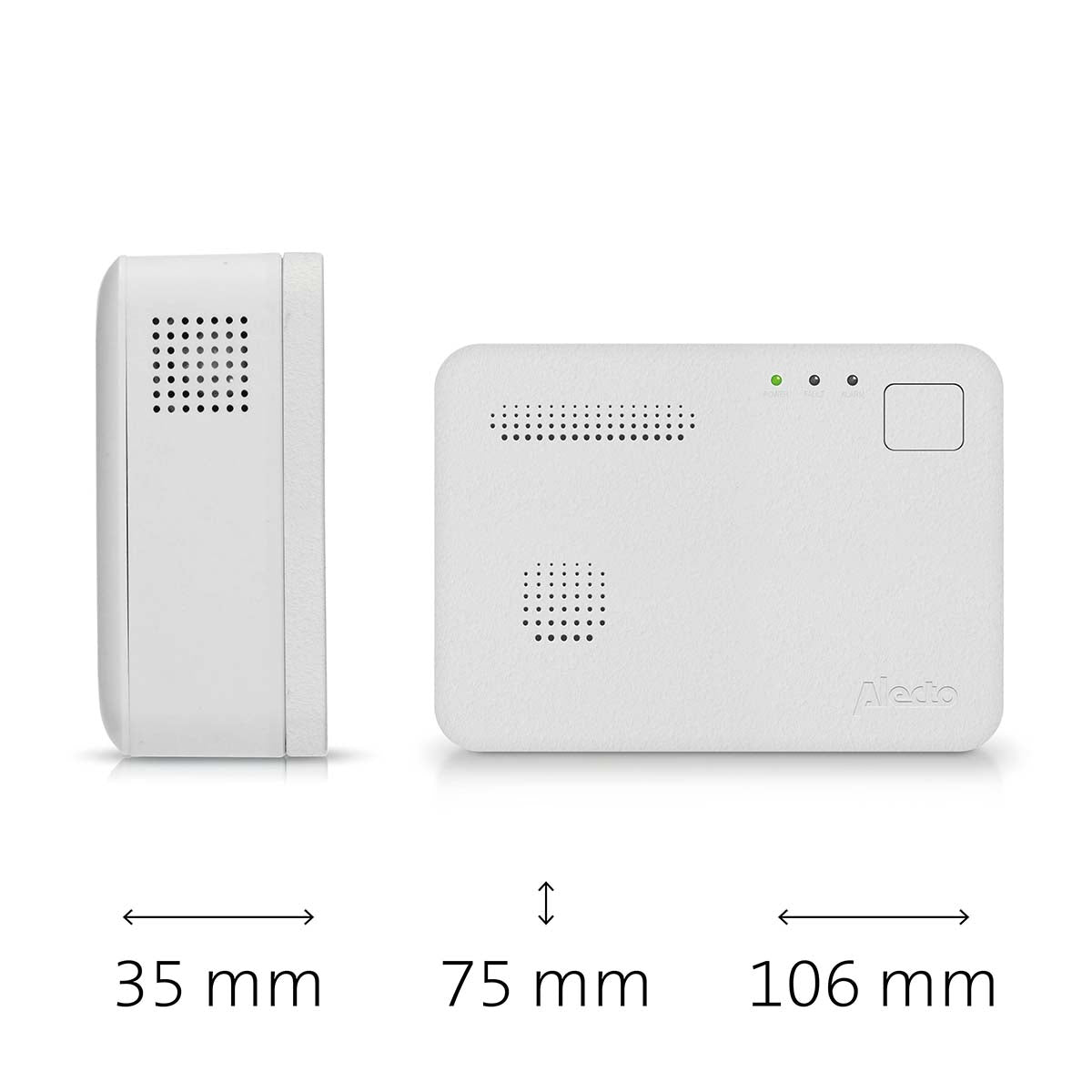 Carbon Monoxide Alarm, 10-Year Sensor, Wall-Mountable