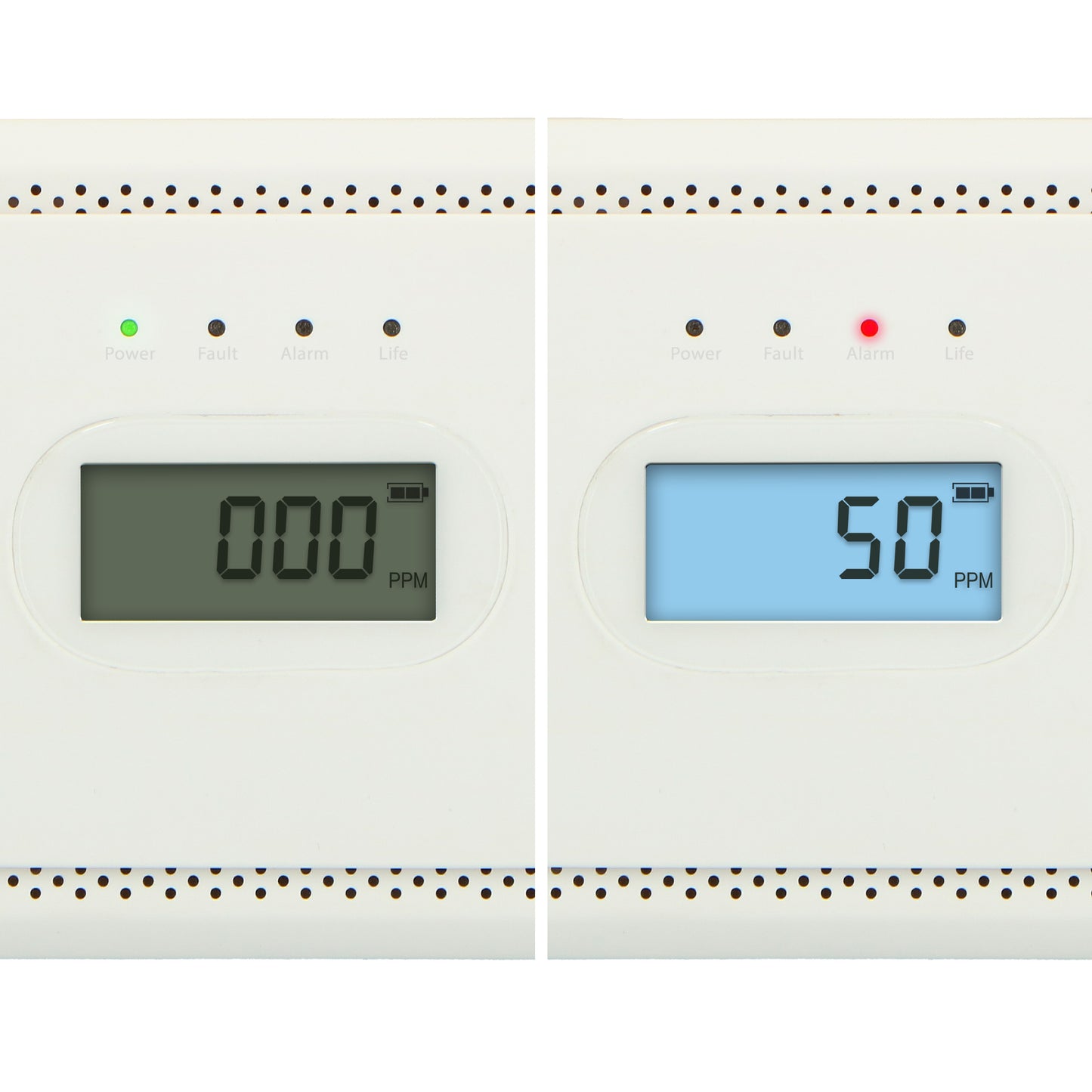 Carbon Monoxide Alarm with 10-Year Sensor and Display