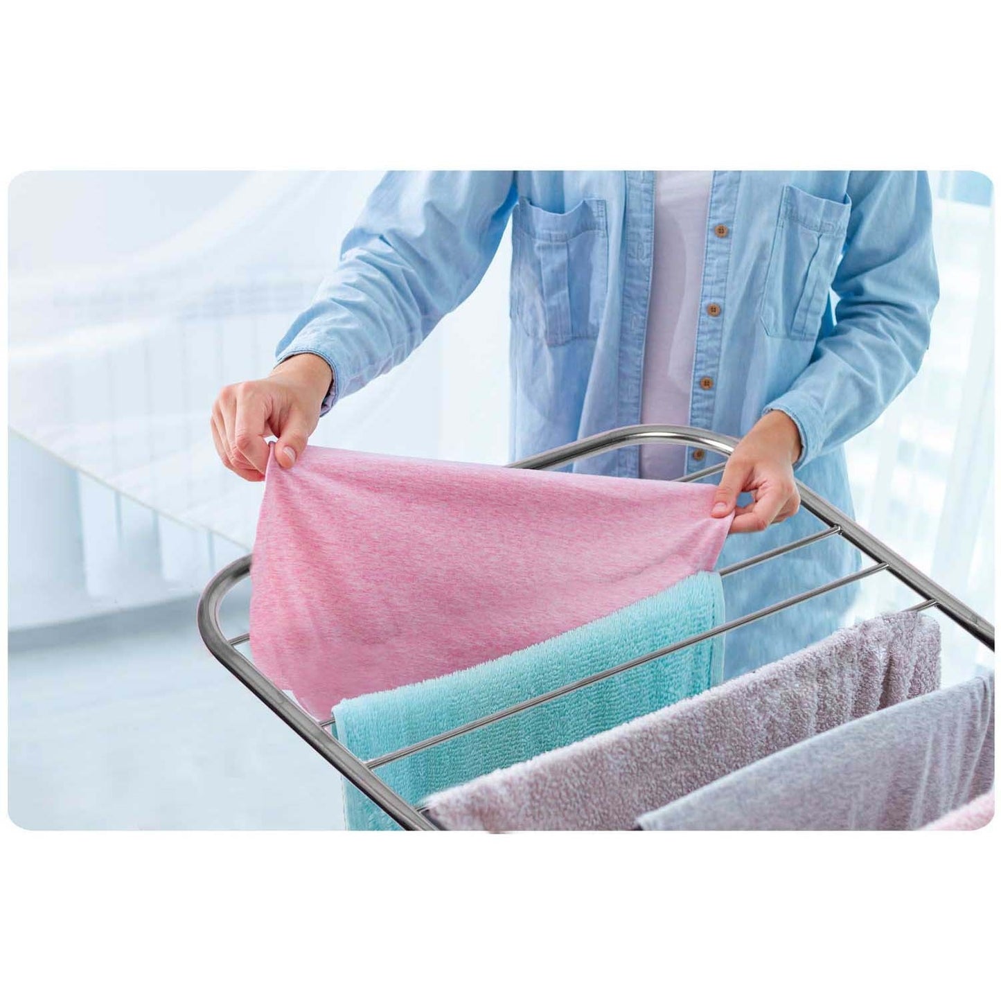 Carla foldable standing clothes dryer, 18 meters