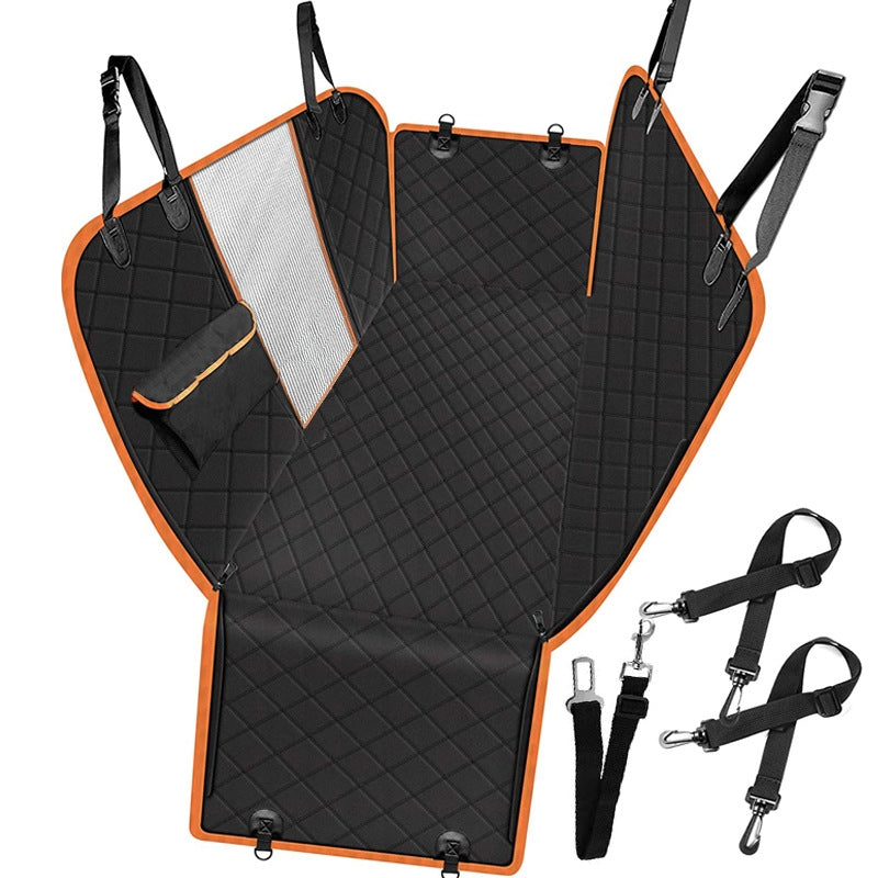 Car mat for dog back seat, universal size