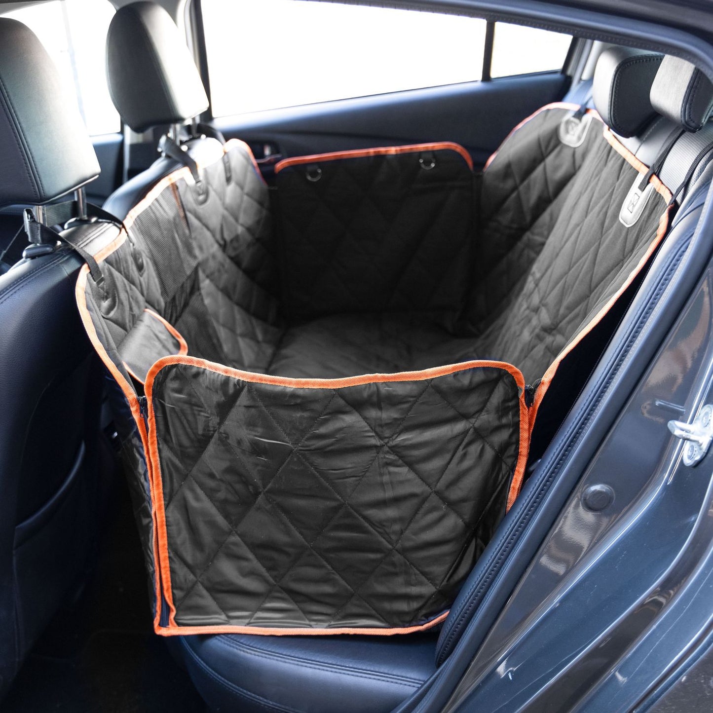 Car mat for dog back seat, universal size