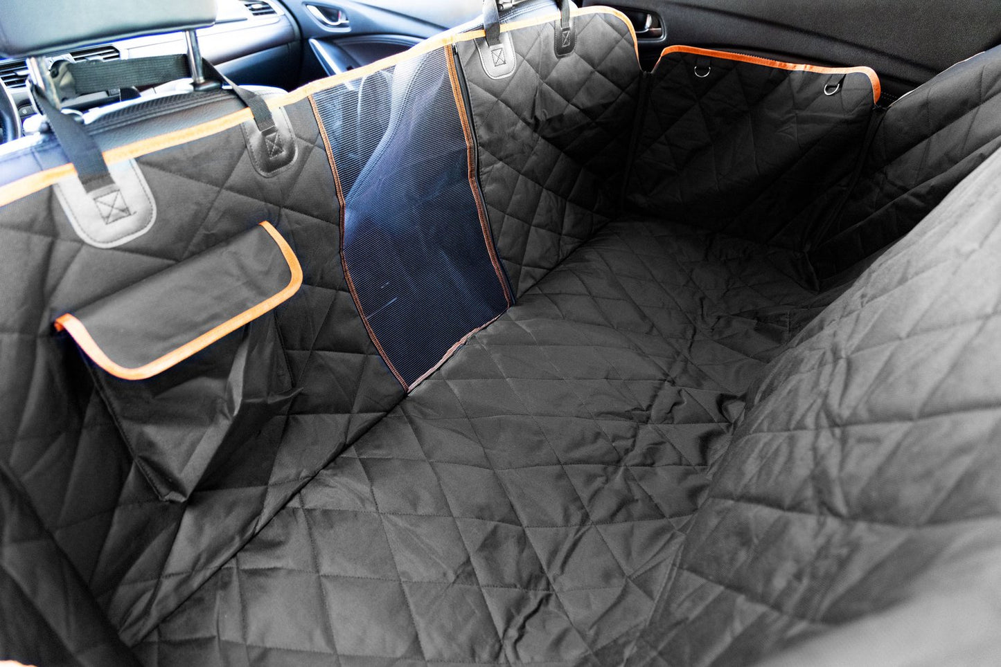 Car mat for dog back seat, universal size