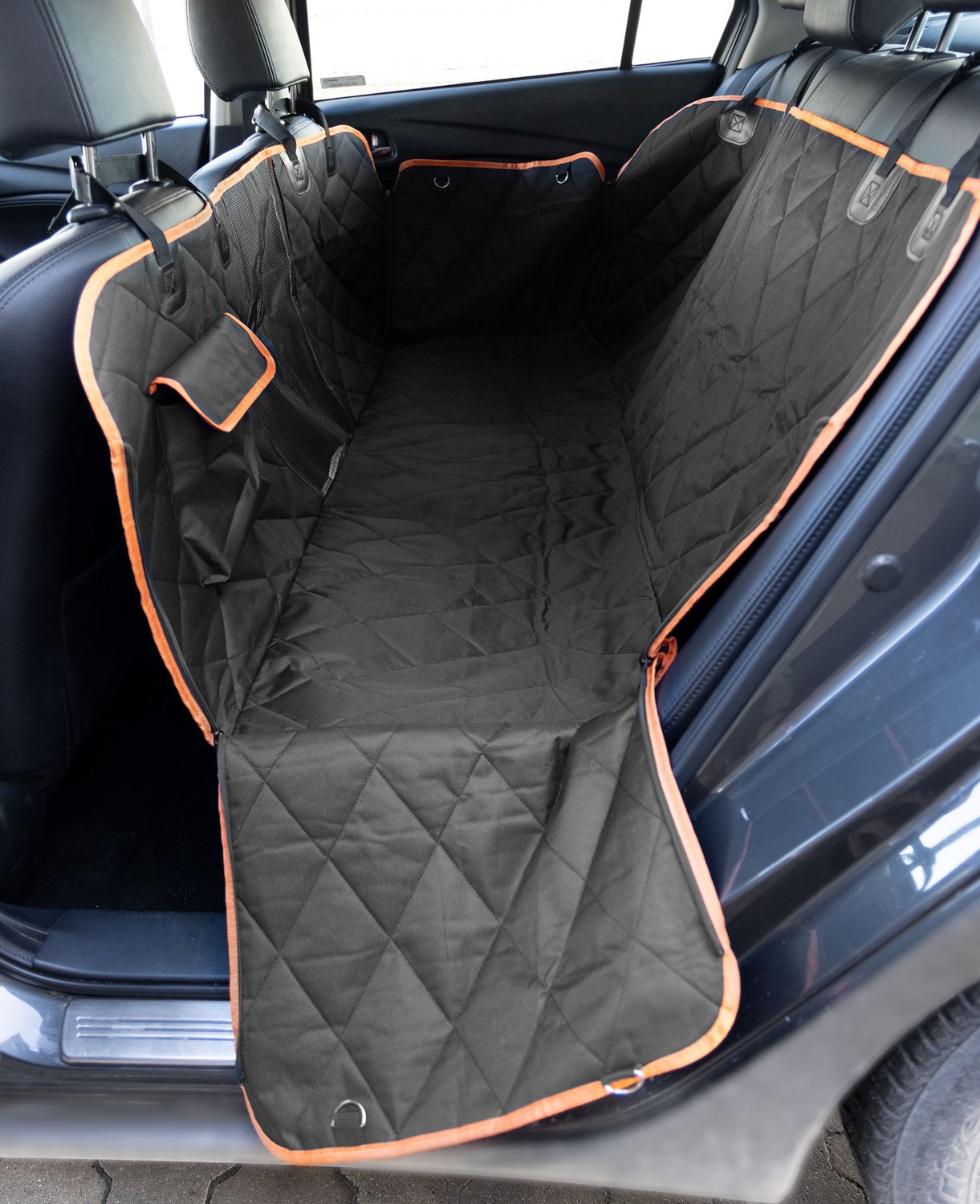 Car mat for dog back seat, universal size