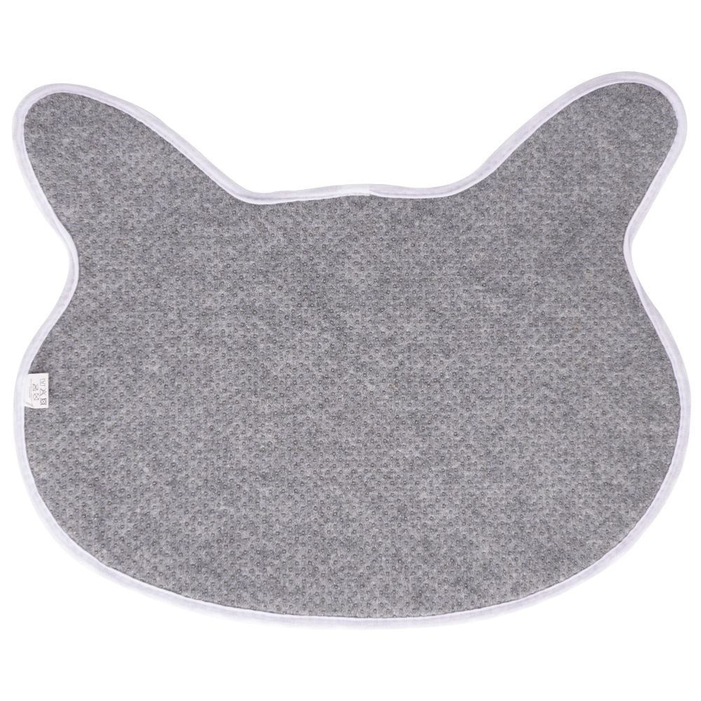 Carpet for children's rooms with cute rabbit motif and non-slip underside