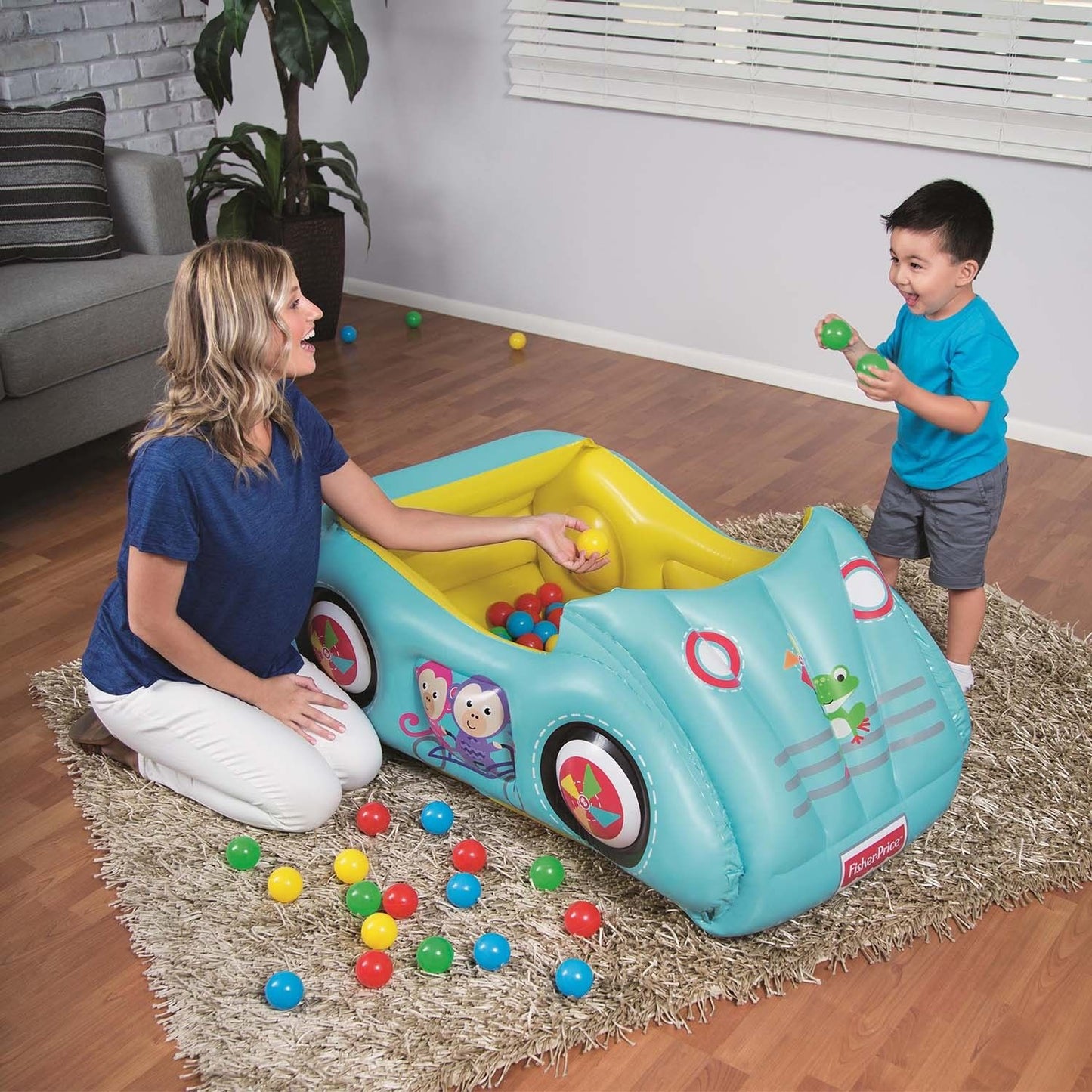 Car playpen + balls Fisher-Price Bestway 93535