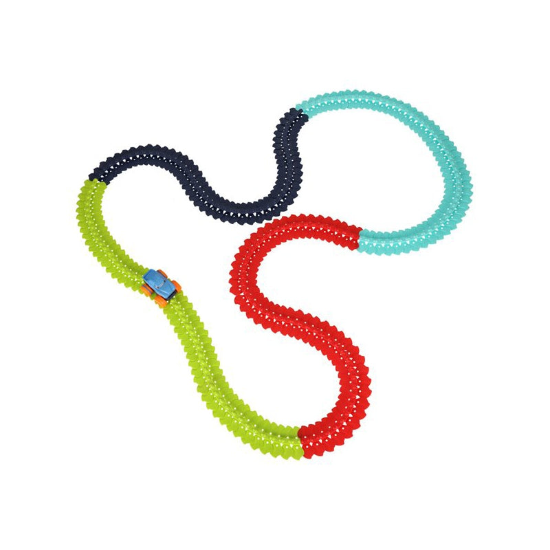 Car racing track with car 198 elements