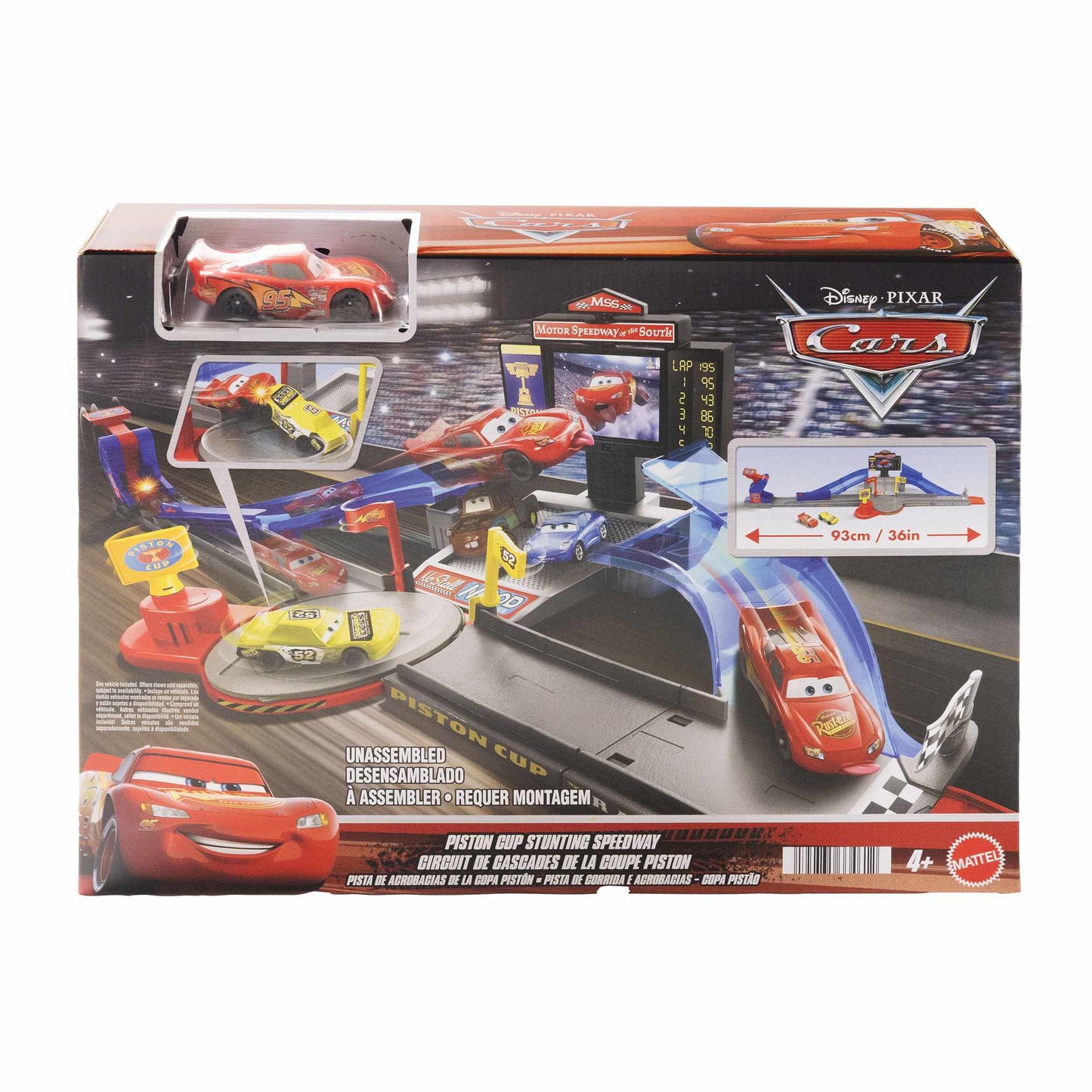 Cars Piston Cup Stunt Track Set with Lightning McQueen