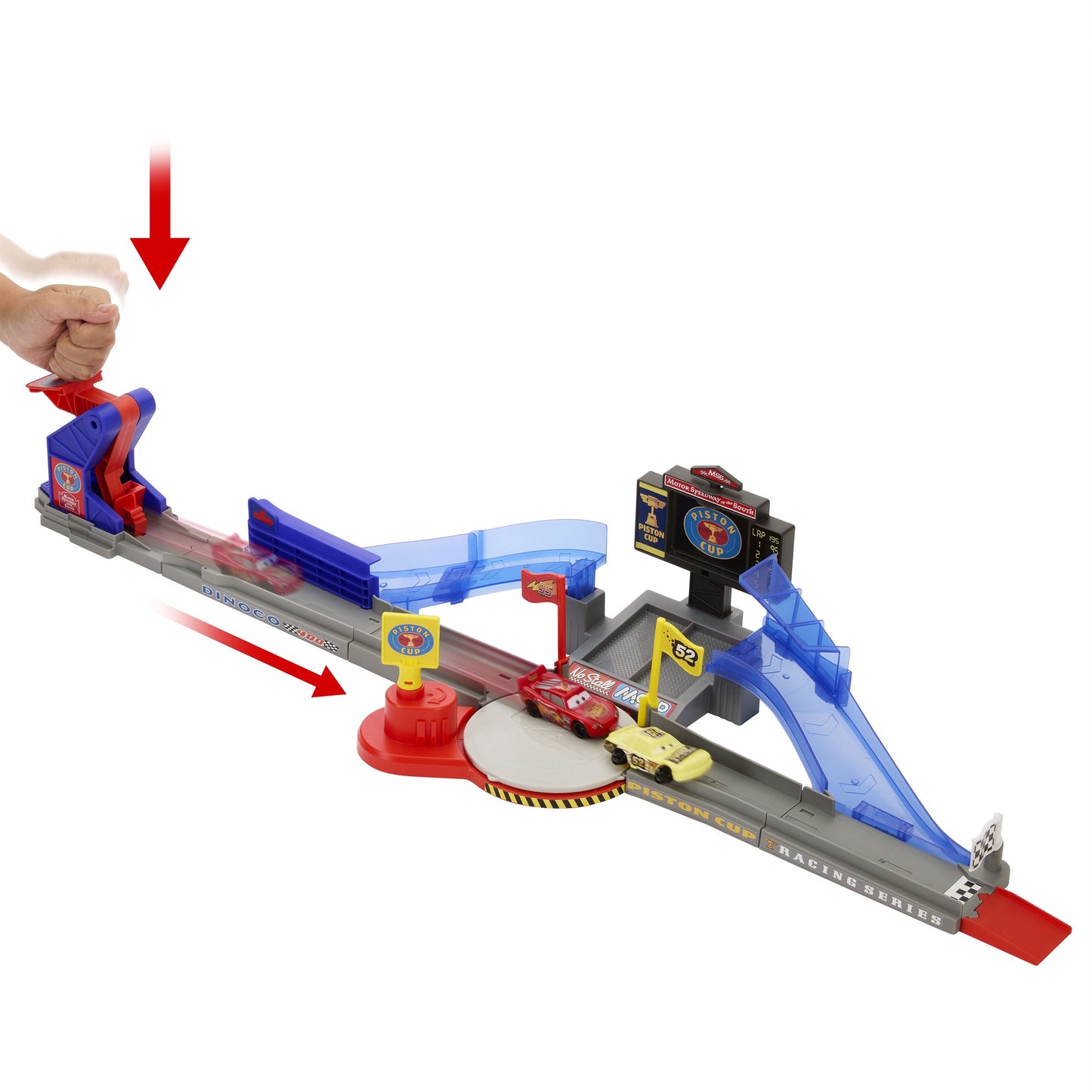 Cars Piston Cup Stunt Track Set with Lightning McQueen