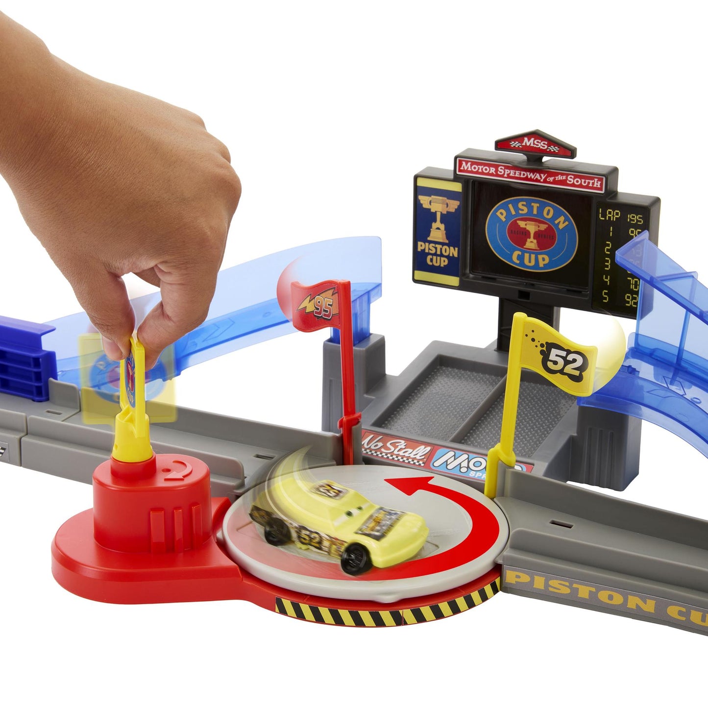 Cars Piston Cup Stunt Track Set with Lightning McQueen