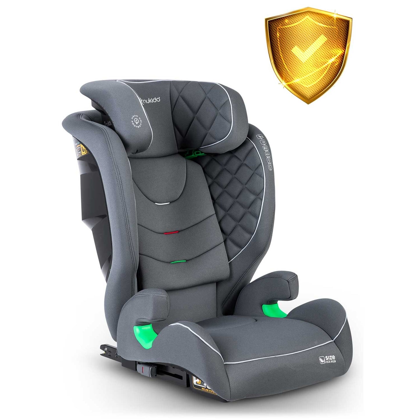 Car seat Nukido Louis Gray 15-36 kg ISOFIX
