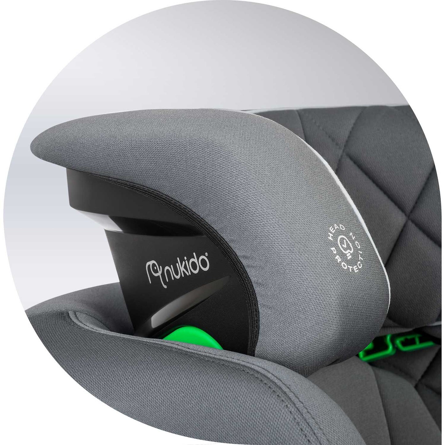 Car seat Nukido Louis Gray 15-36 kg ISOFIX