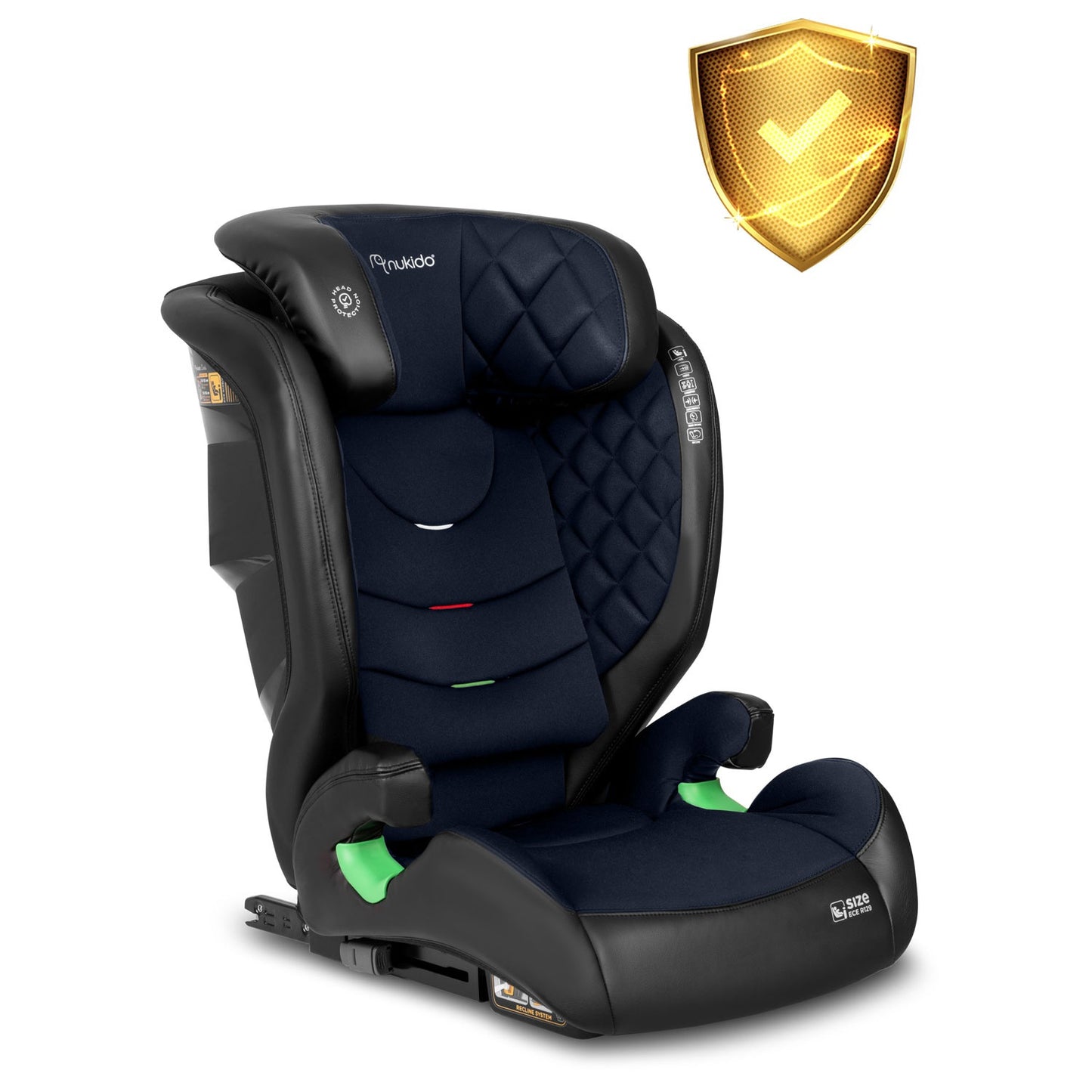 Car seat Nukido Louis black and navy blue 15-36 kg ISOFIX