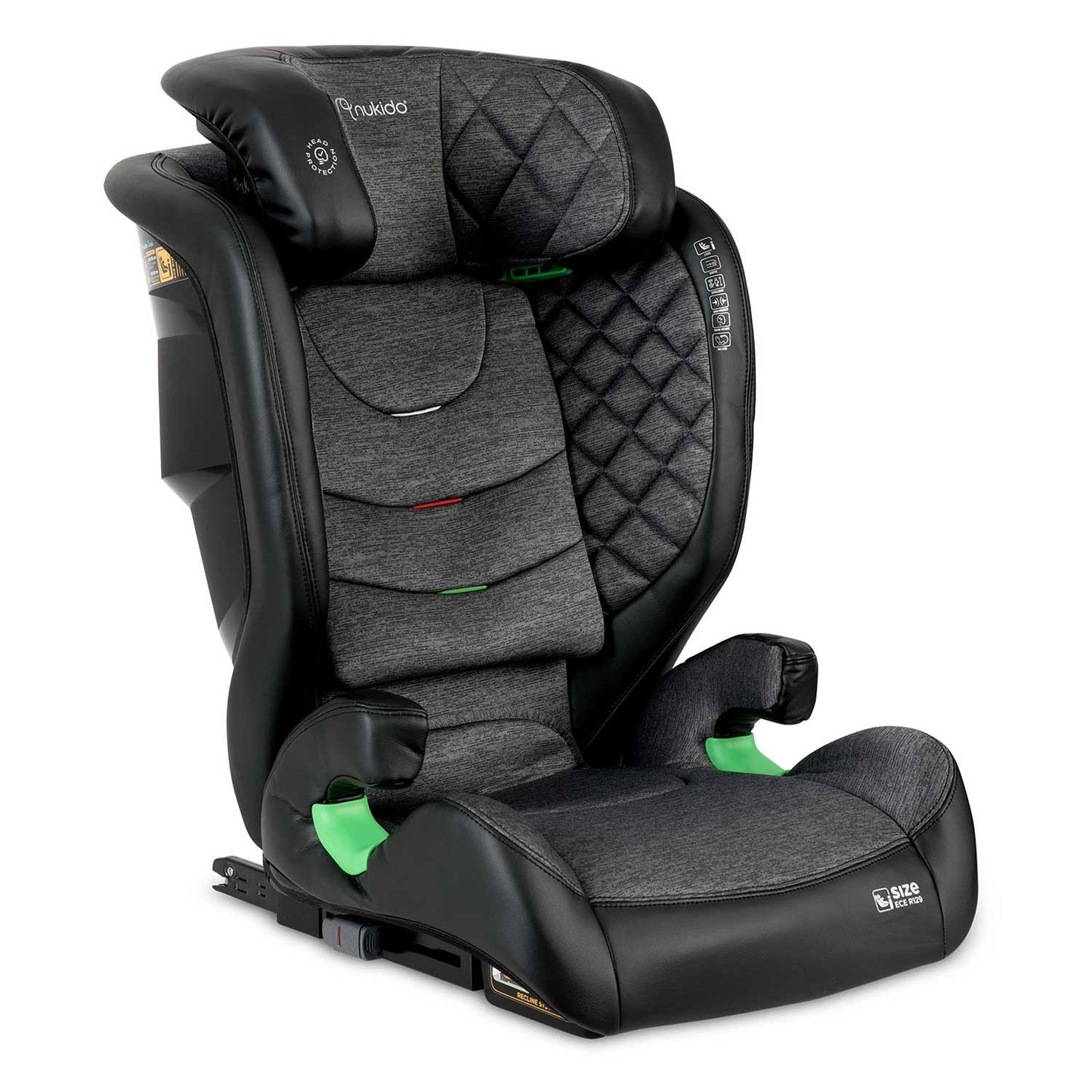 Car seat Nukido Louis black-grey 15-36 kg ISOFIX
