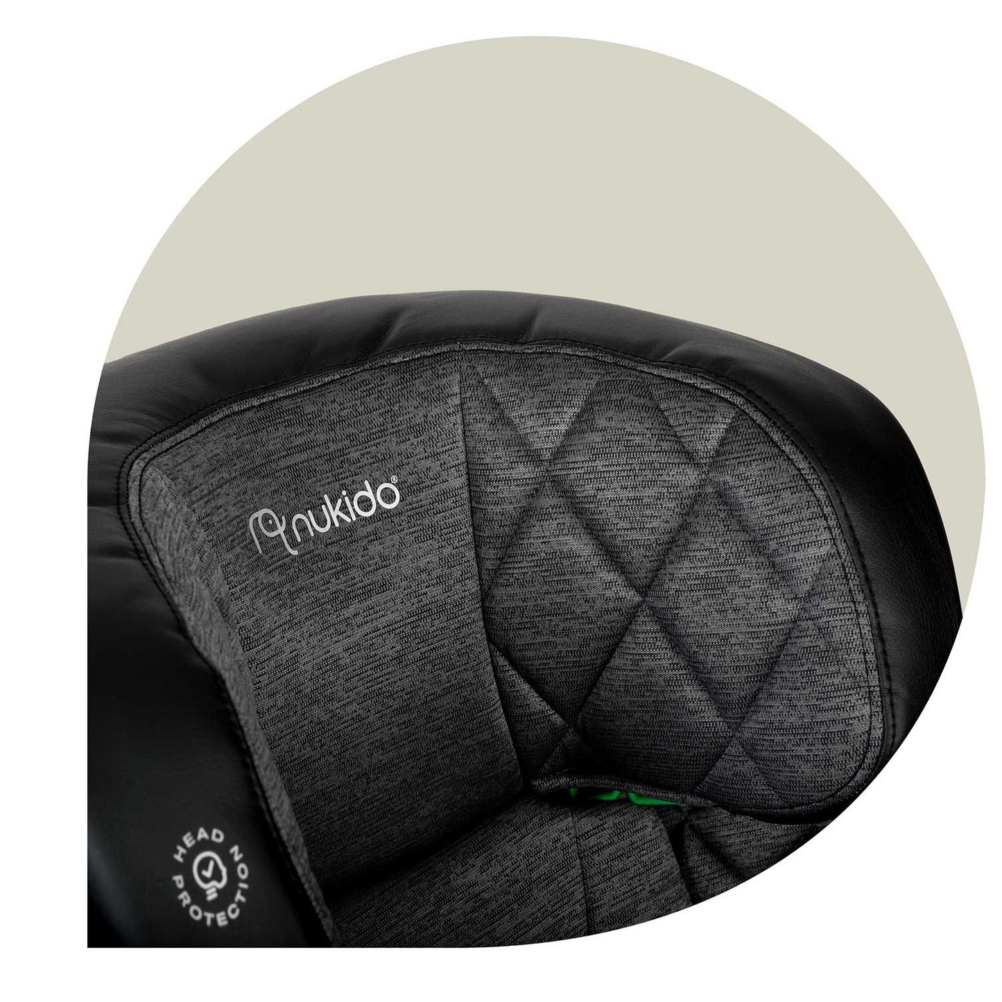 Car seat Nukido Louis black-grey 15-36 kg ISOFIX