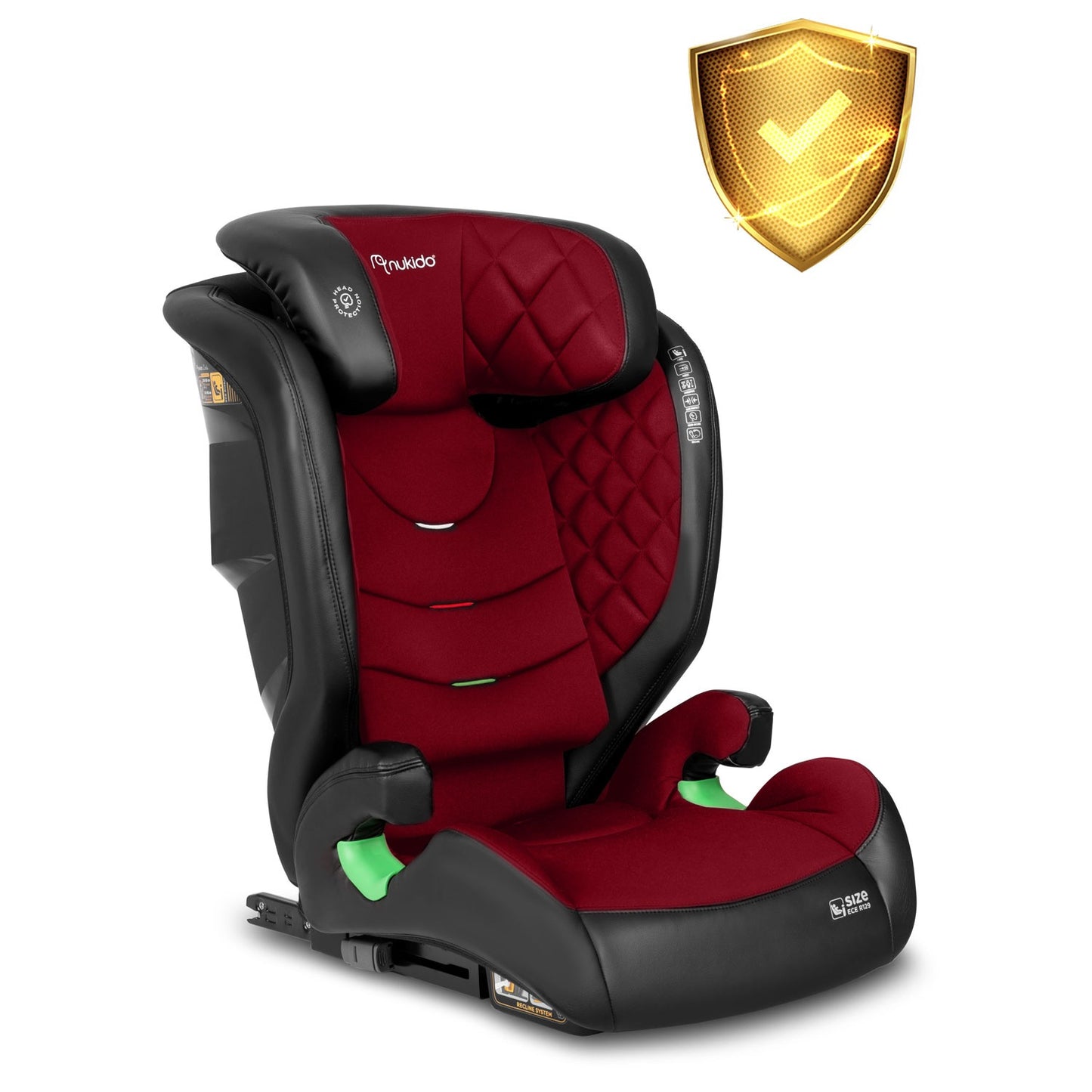 Car seat Nukido Louis black/red 15-36 kg ISOFIX