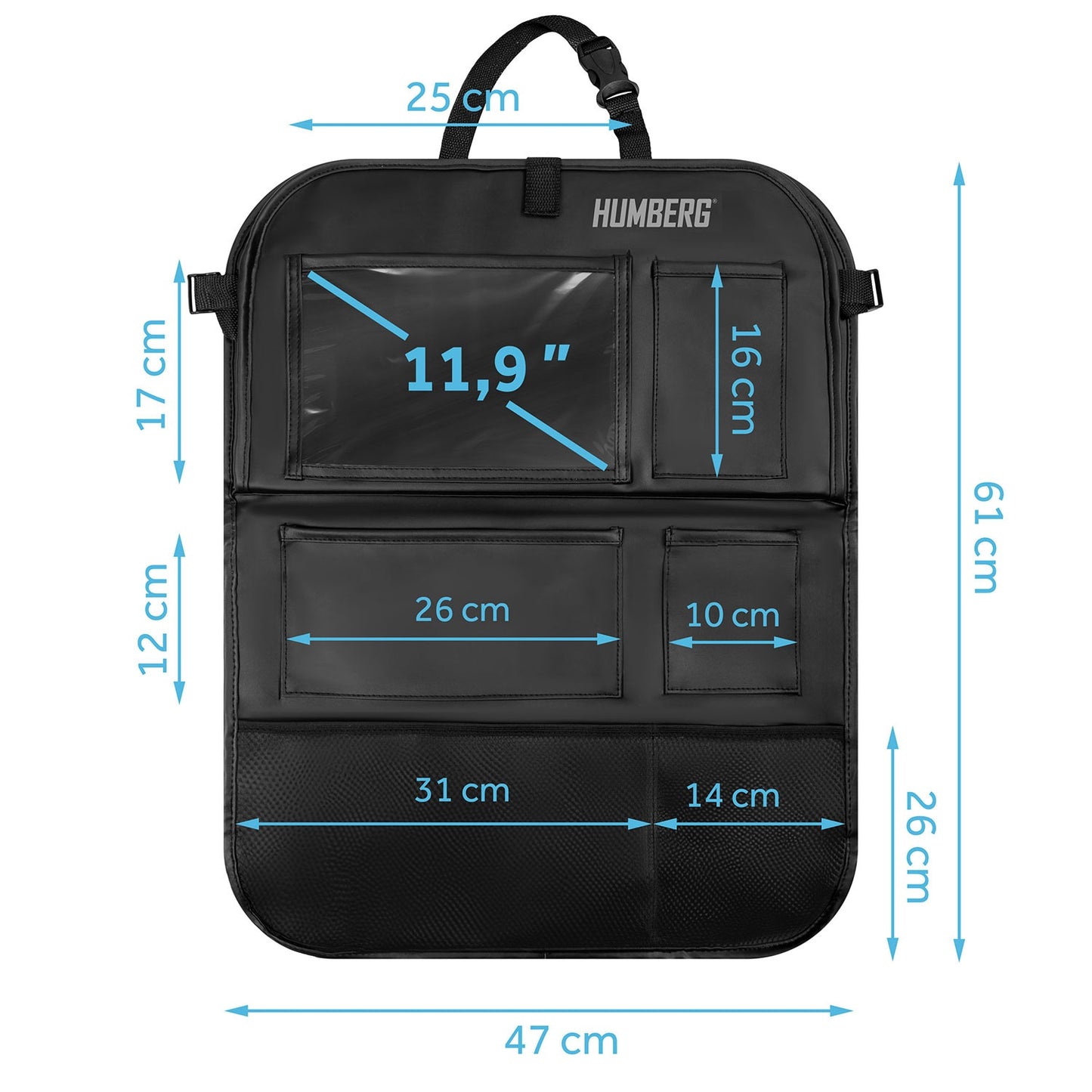 Car seat organizer with table Humberg HM-993