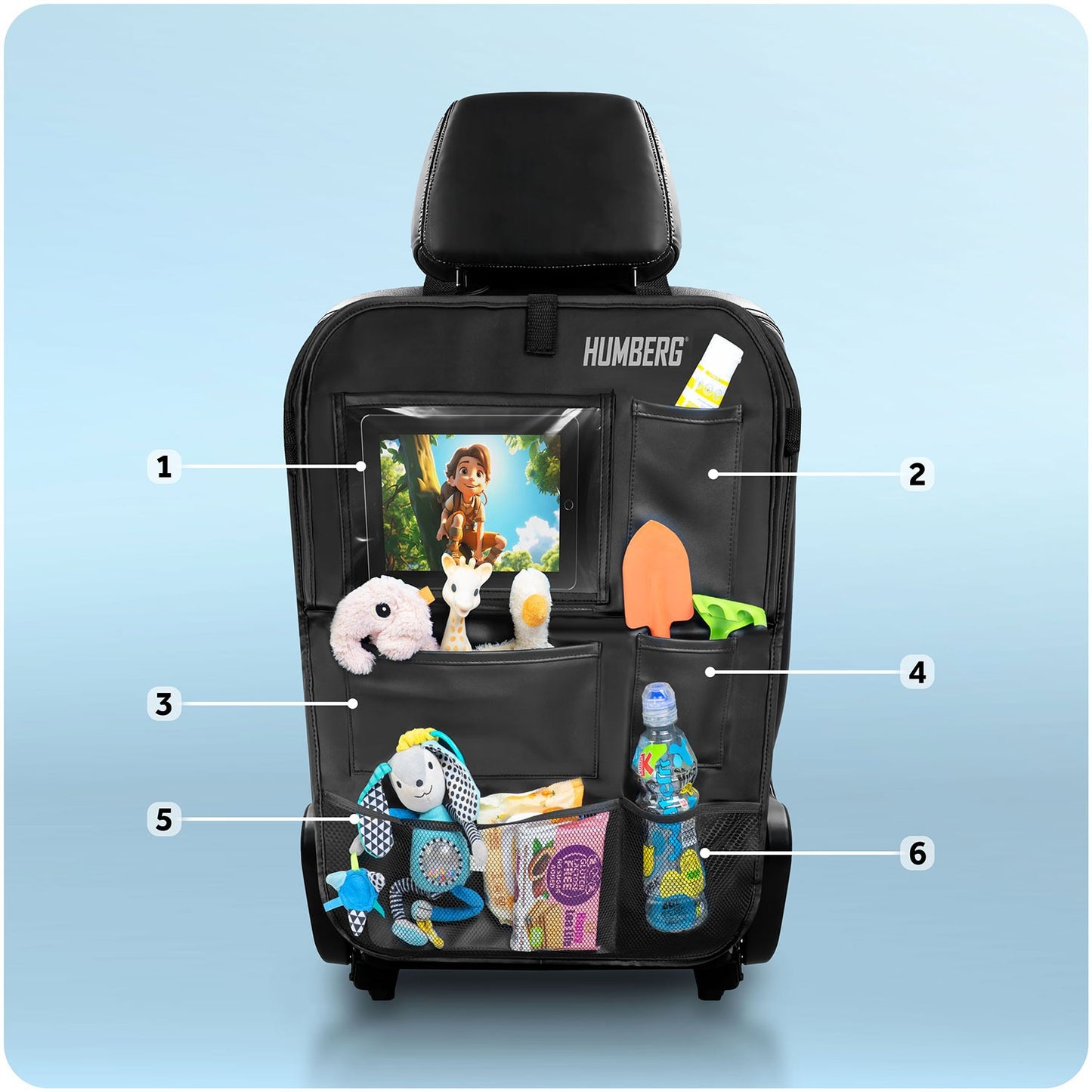 Car seat organizer with table Humberg HM-993