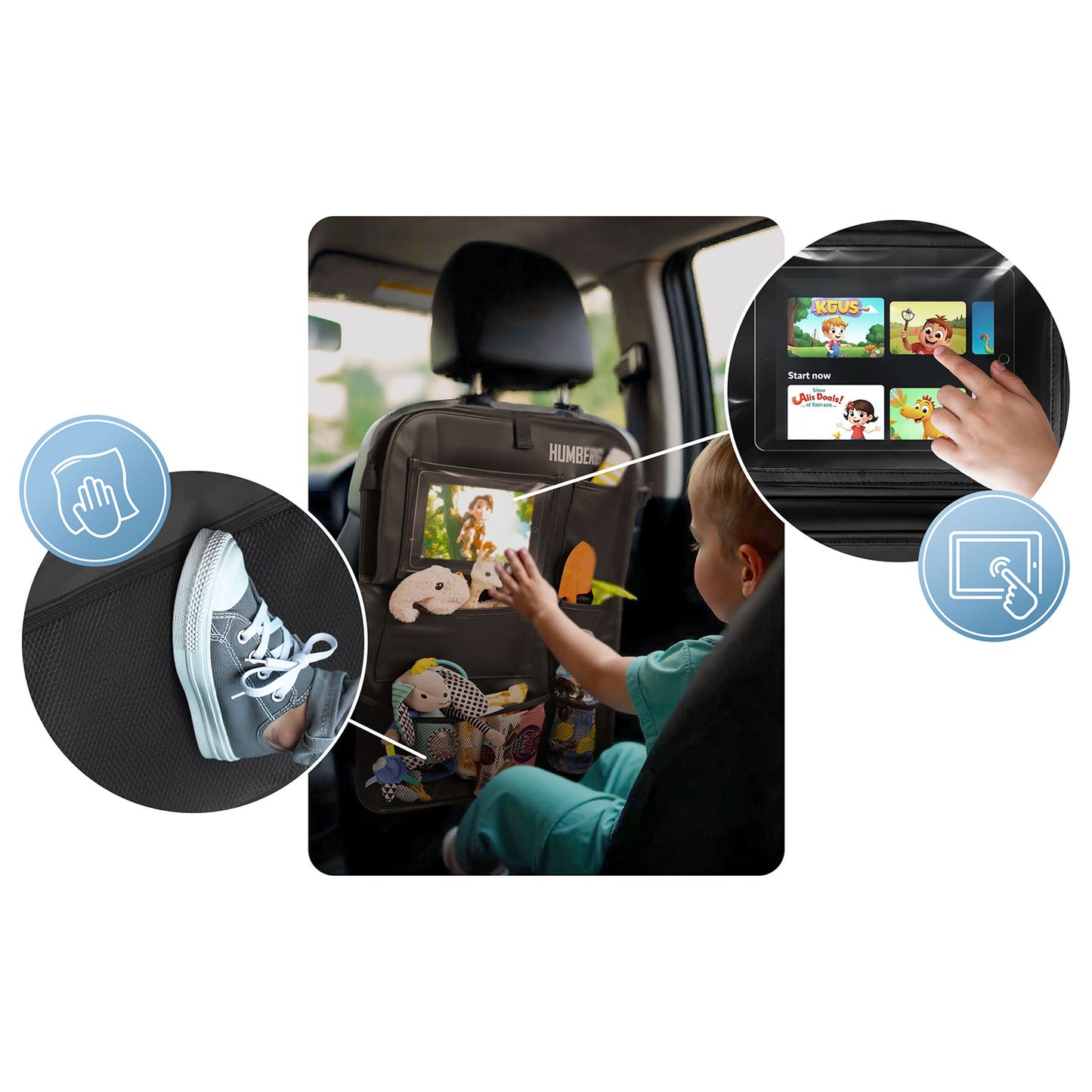 Car seat organizer with table Humberg HM-993