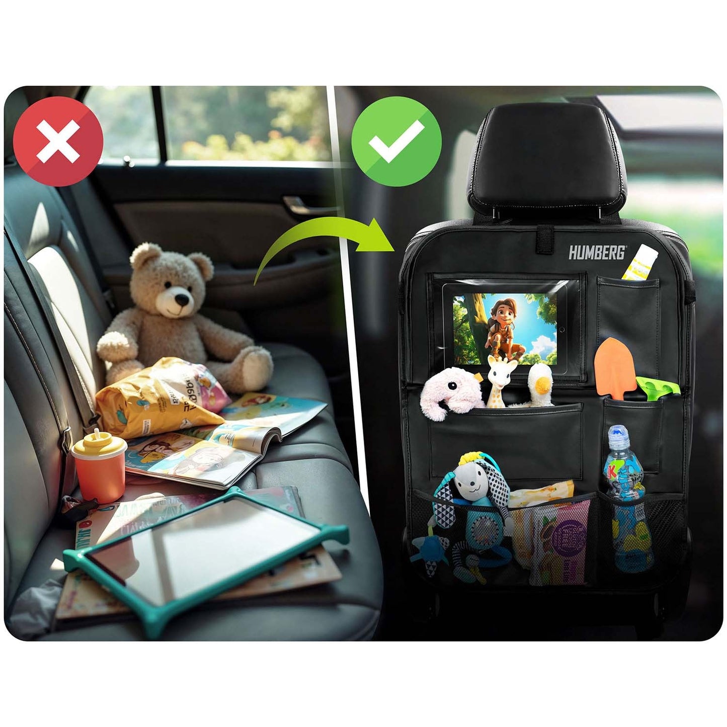 Car seat organizer with table Humberg HM-993