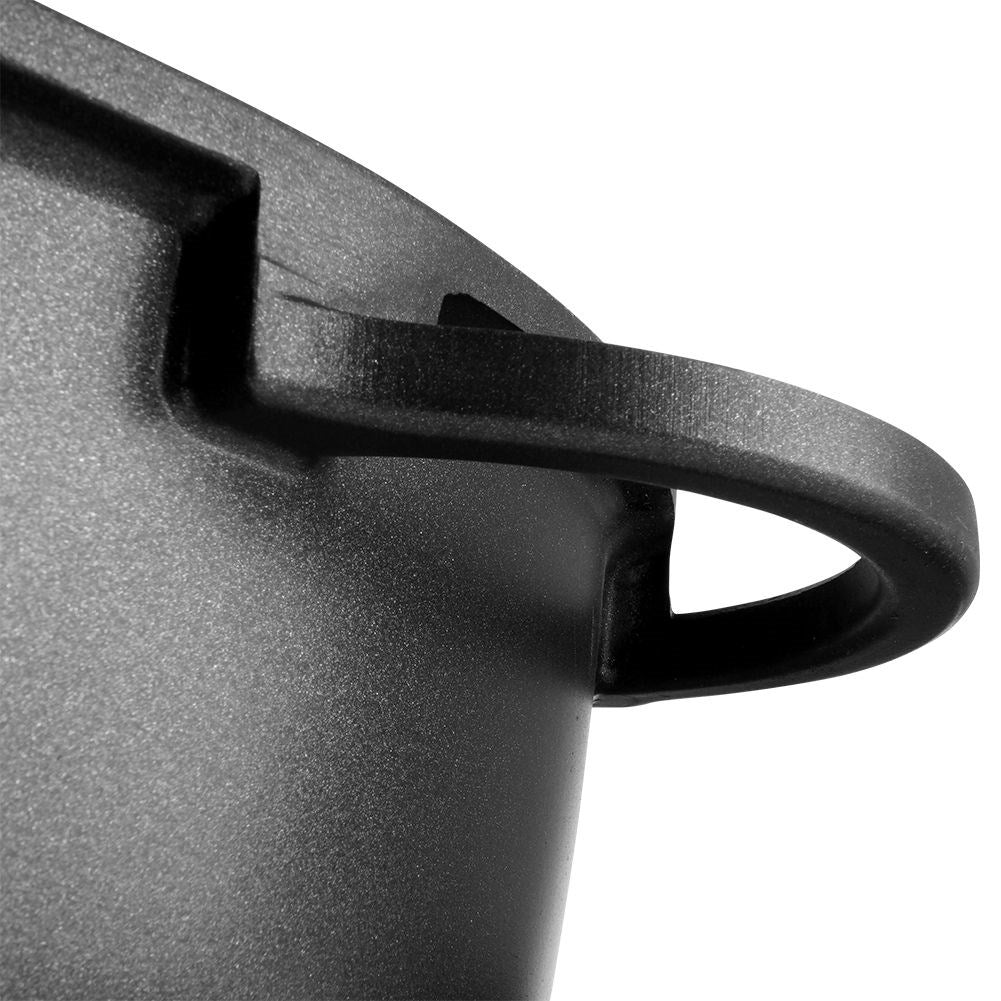 Casserole 10L with grill pan lid and non-stick coating