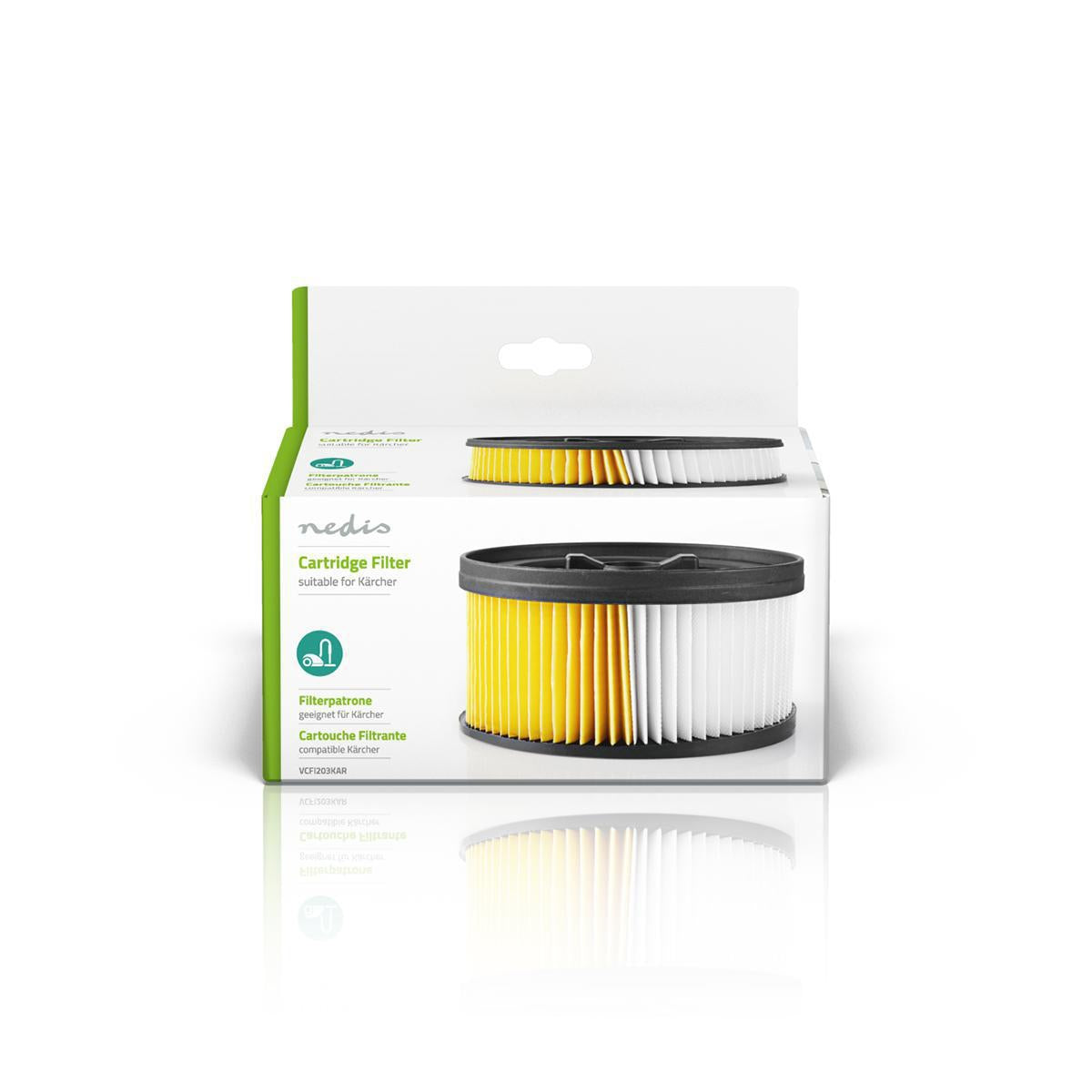 Cassette filter | Compensation for: Kärcher | WD 4 / WD 5 | Cartridge filter